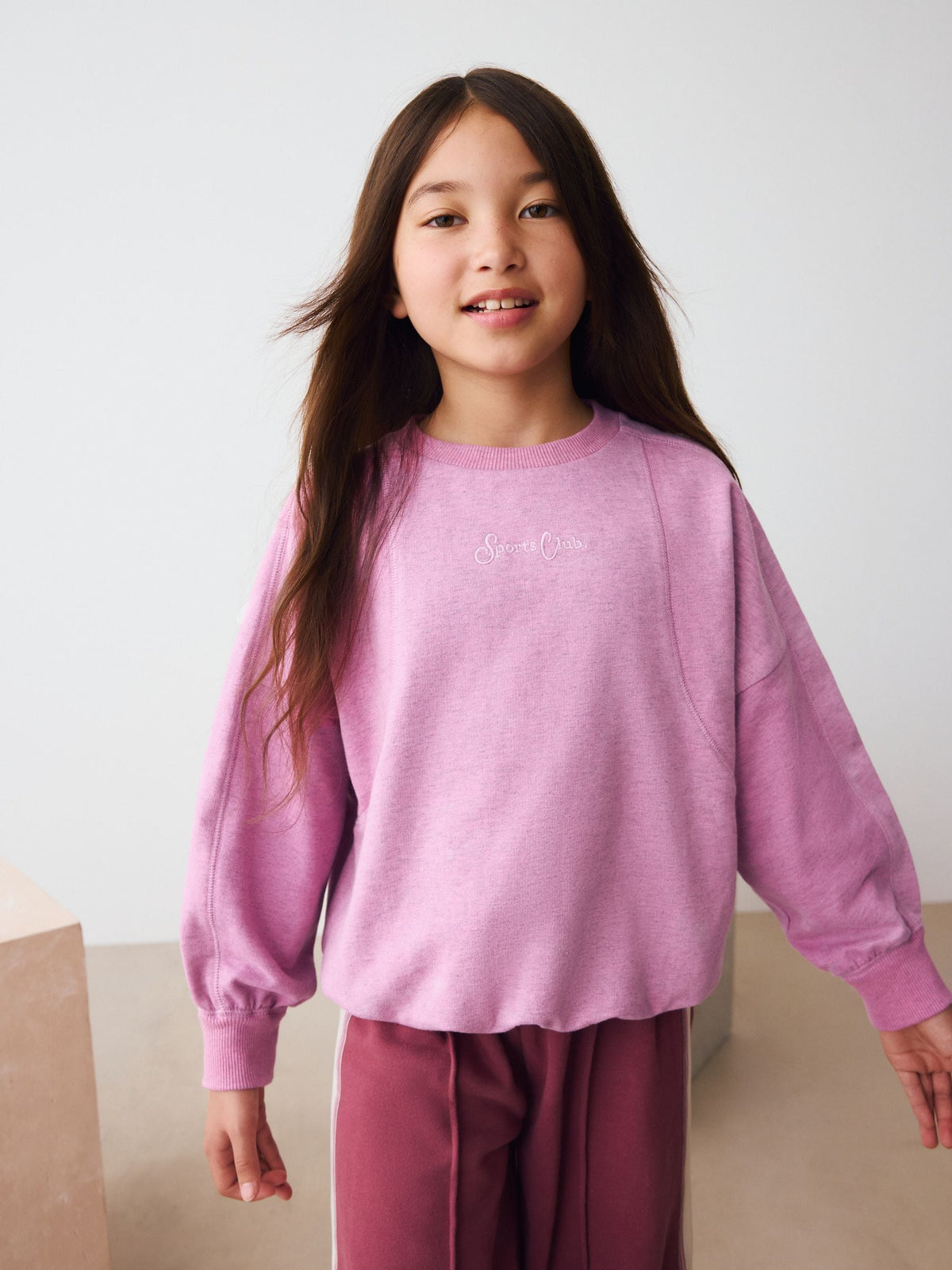 Purple Sports Club Sweatshirt (3-16yrs)