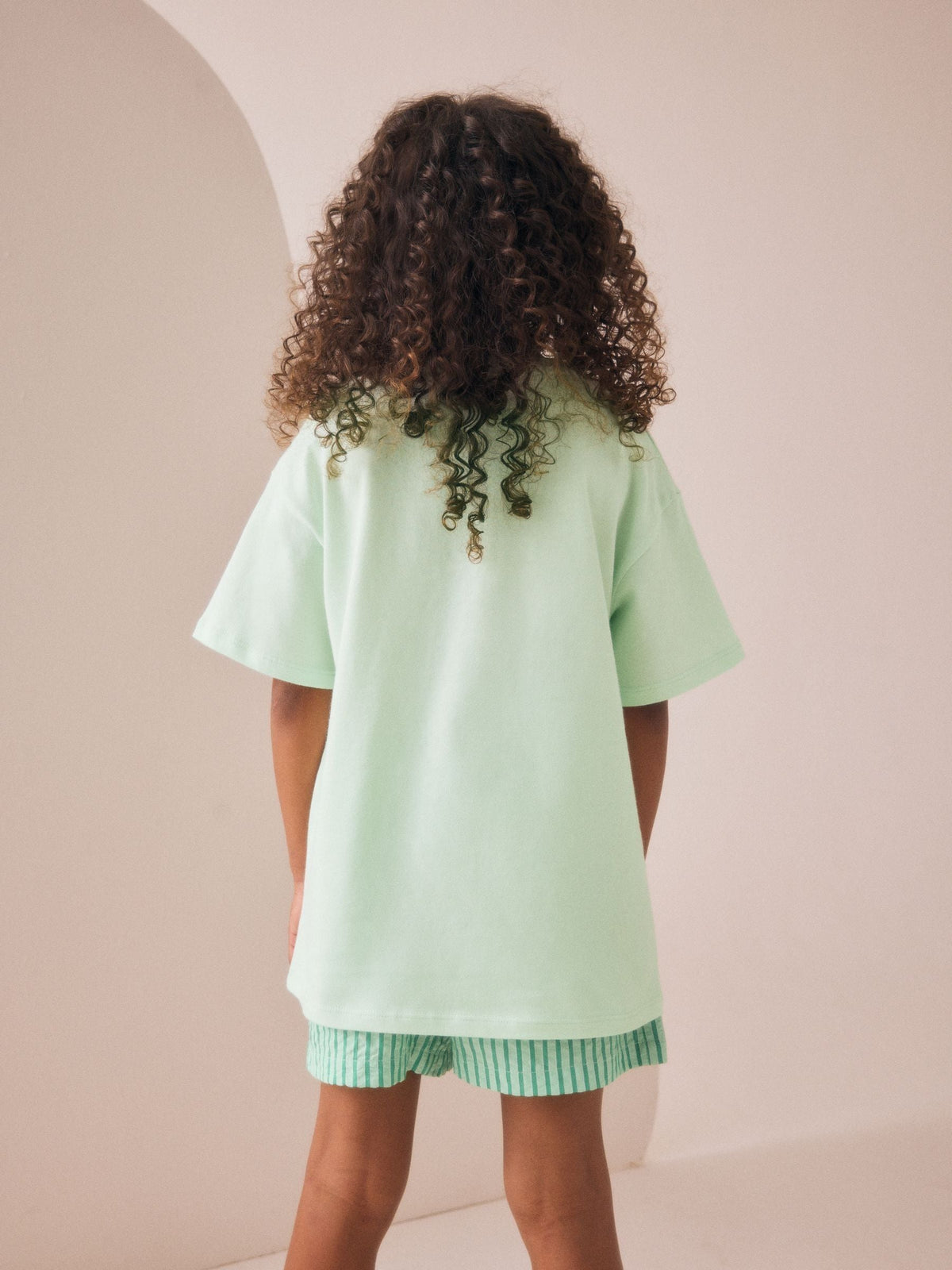 Green Oversized Oasis License Band T-Shirt (3-16yrs)