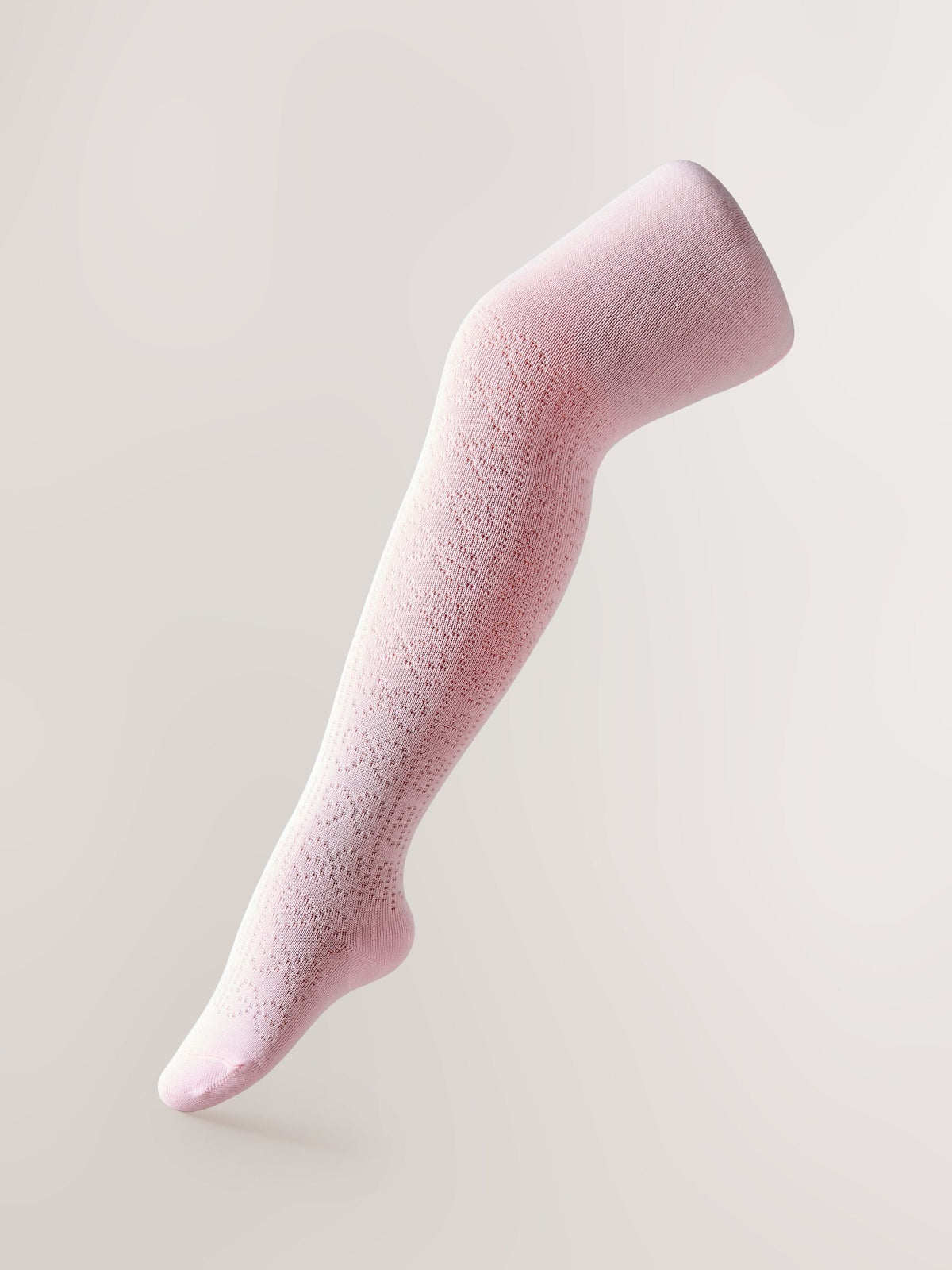 Baker by Ted Baker Pointelle Pink/White Tights 2 Pack