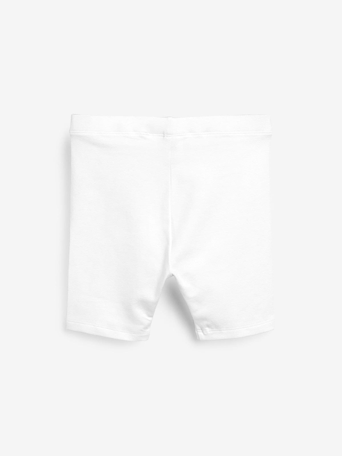 White Cycle Shorts (3-16yrs)