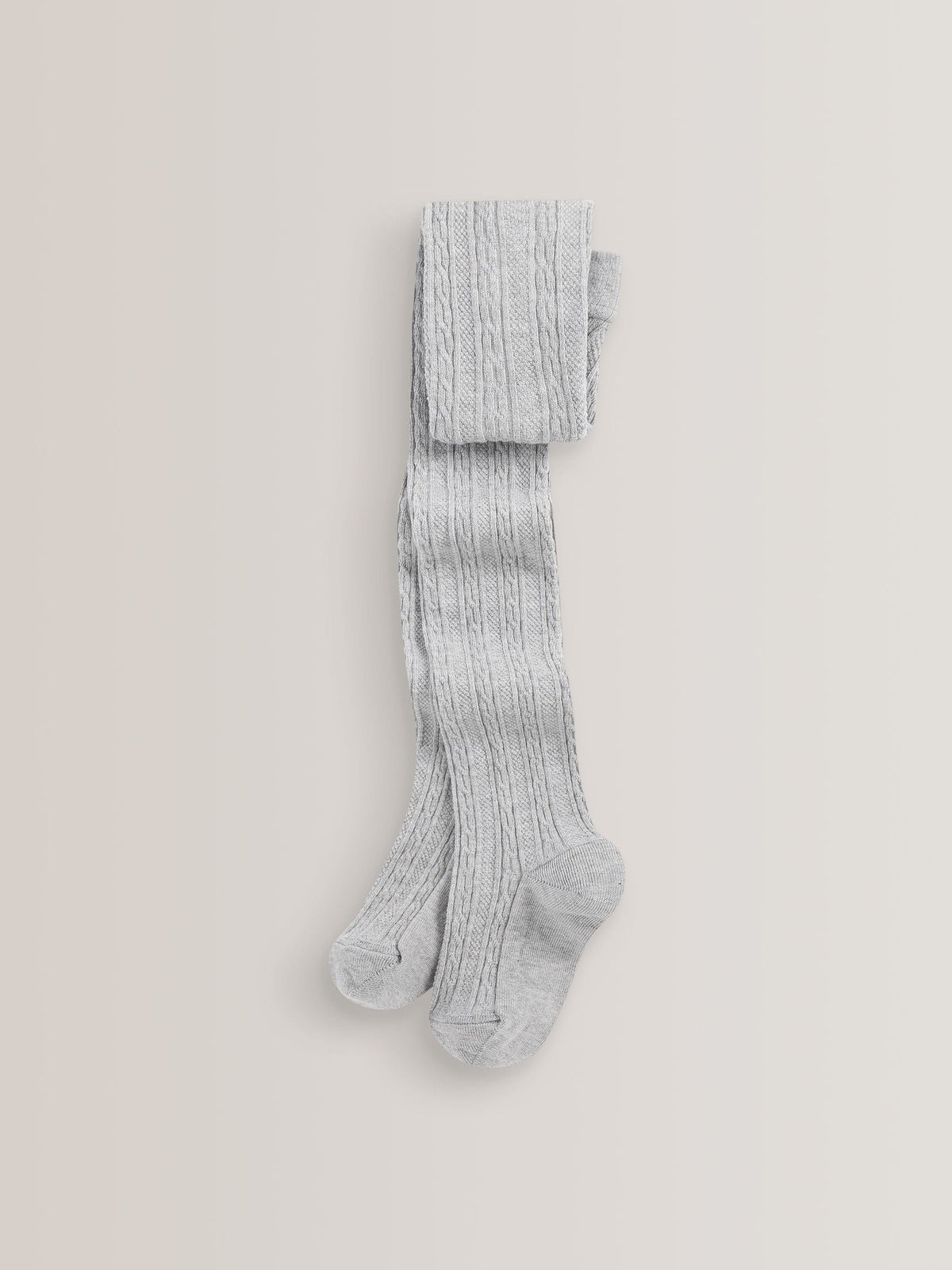 Black/Grey 3 Pack Cotton Rich Cable Tights