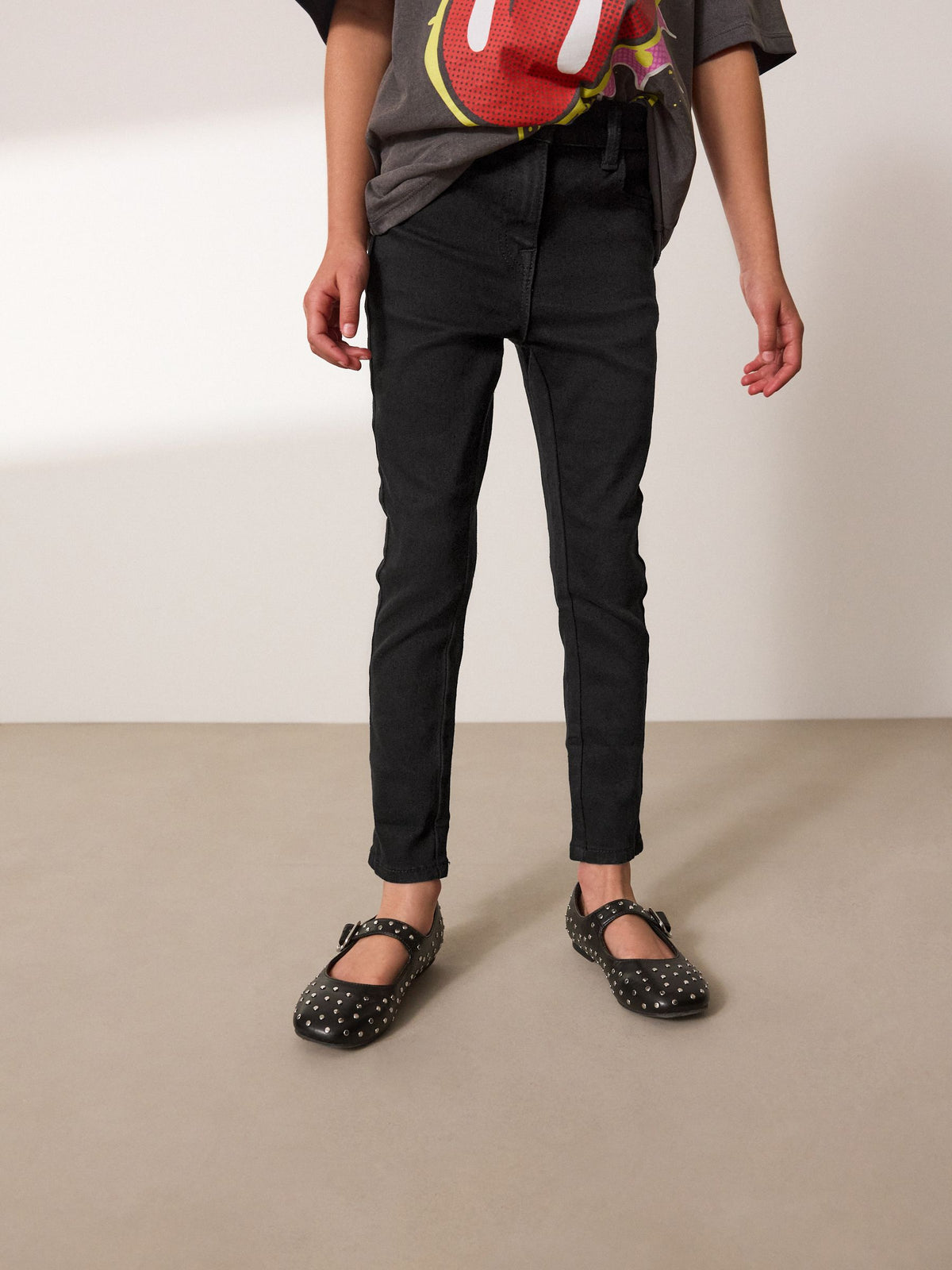 Black Slim Fit Skinny Jeans (3-16yrs)
