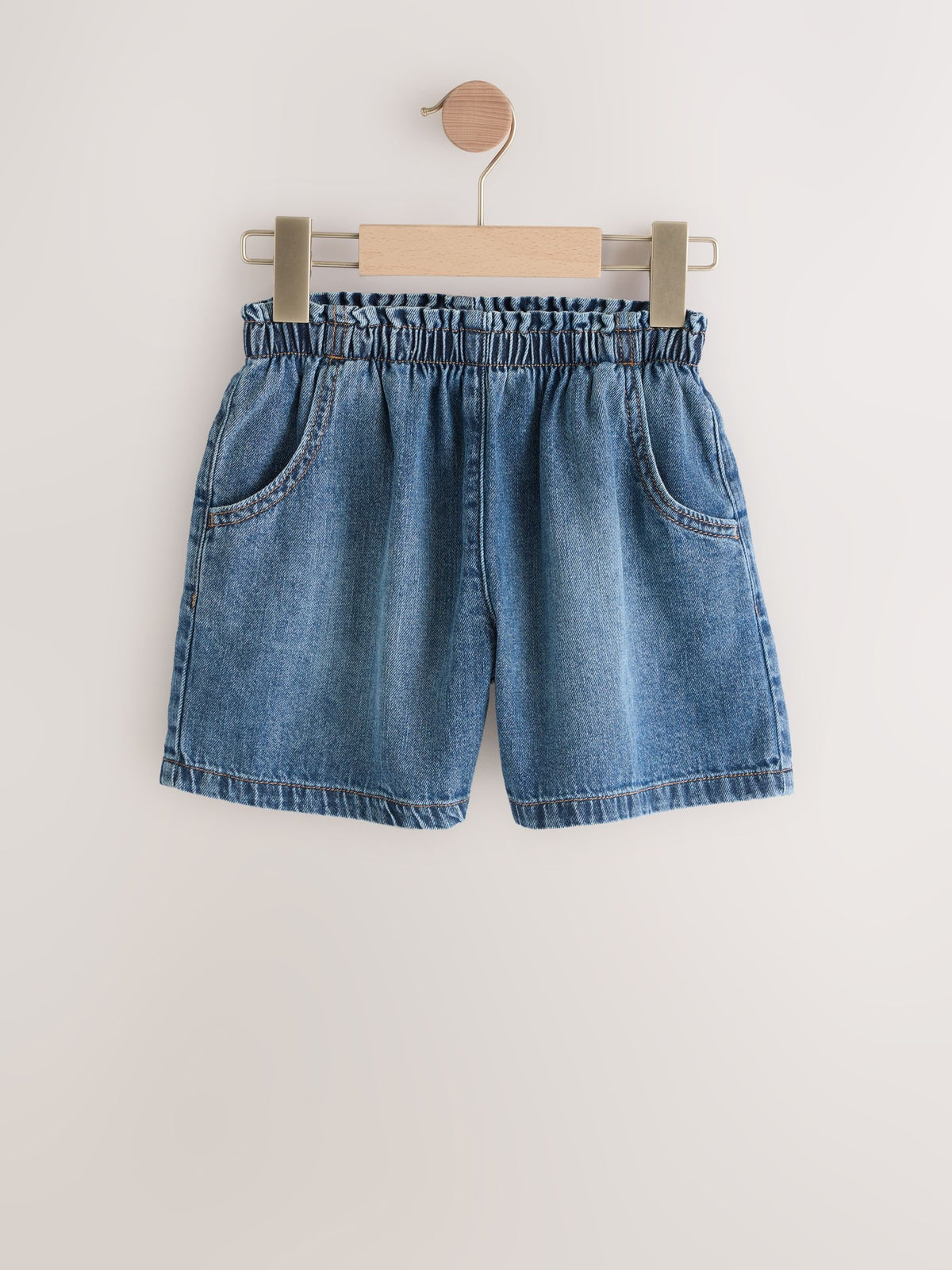 Mid Blue Denim Pull on Short (3-16yrs)
