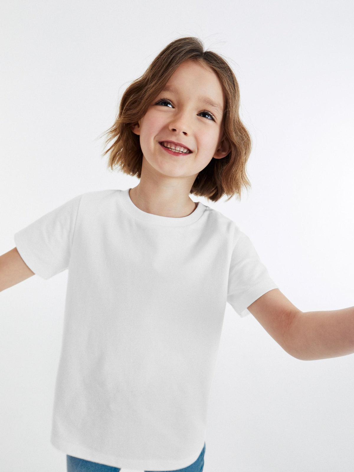 White T-Shirt (3-16yrs)