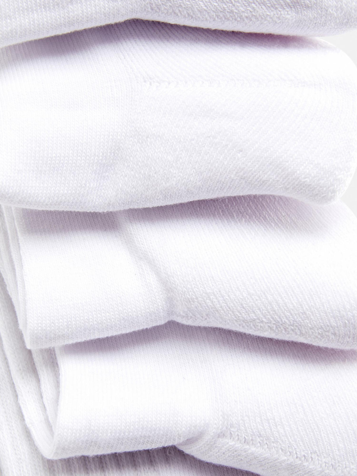 5pk Sports Crew Socks - White