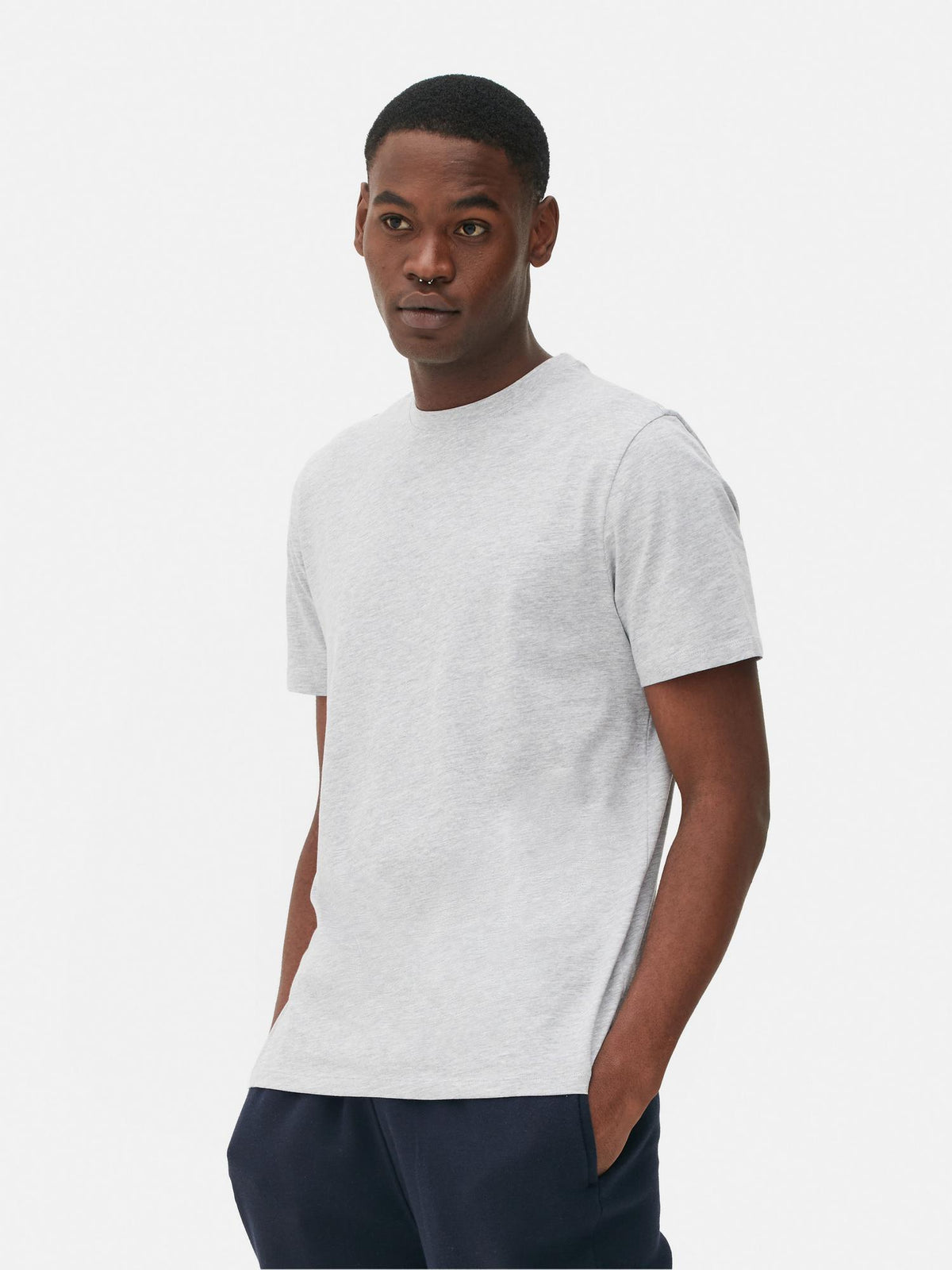 Regular Fit Marl T-shirt - Grey Marl