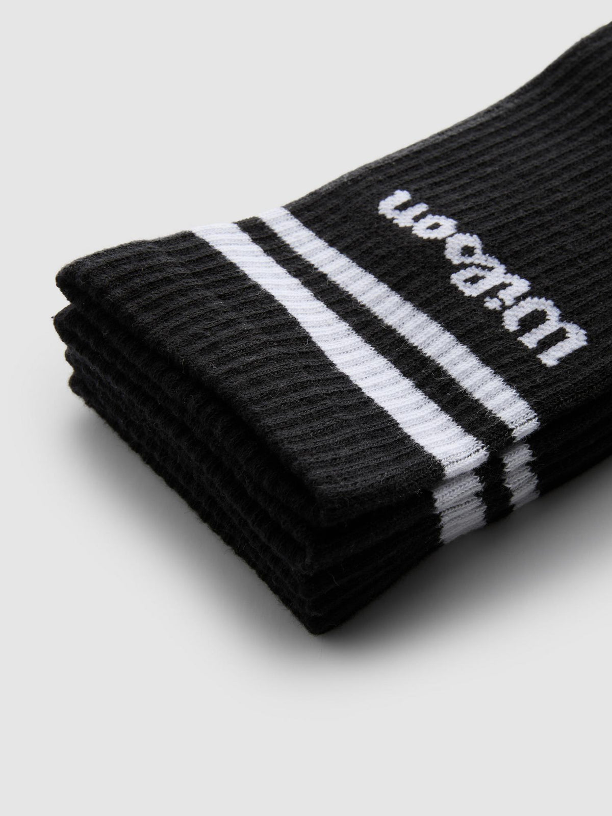 3pk Wilson Sports Socks - Black