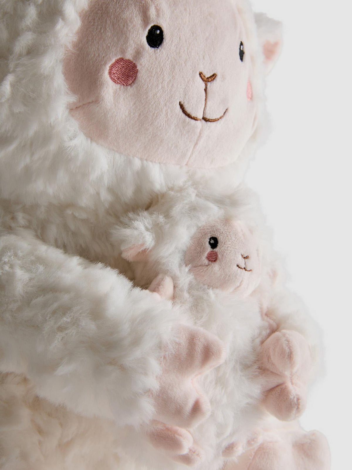 Hug Me Lamb Plush Toy - Cream