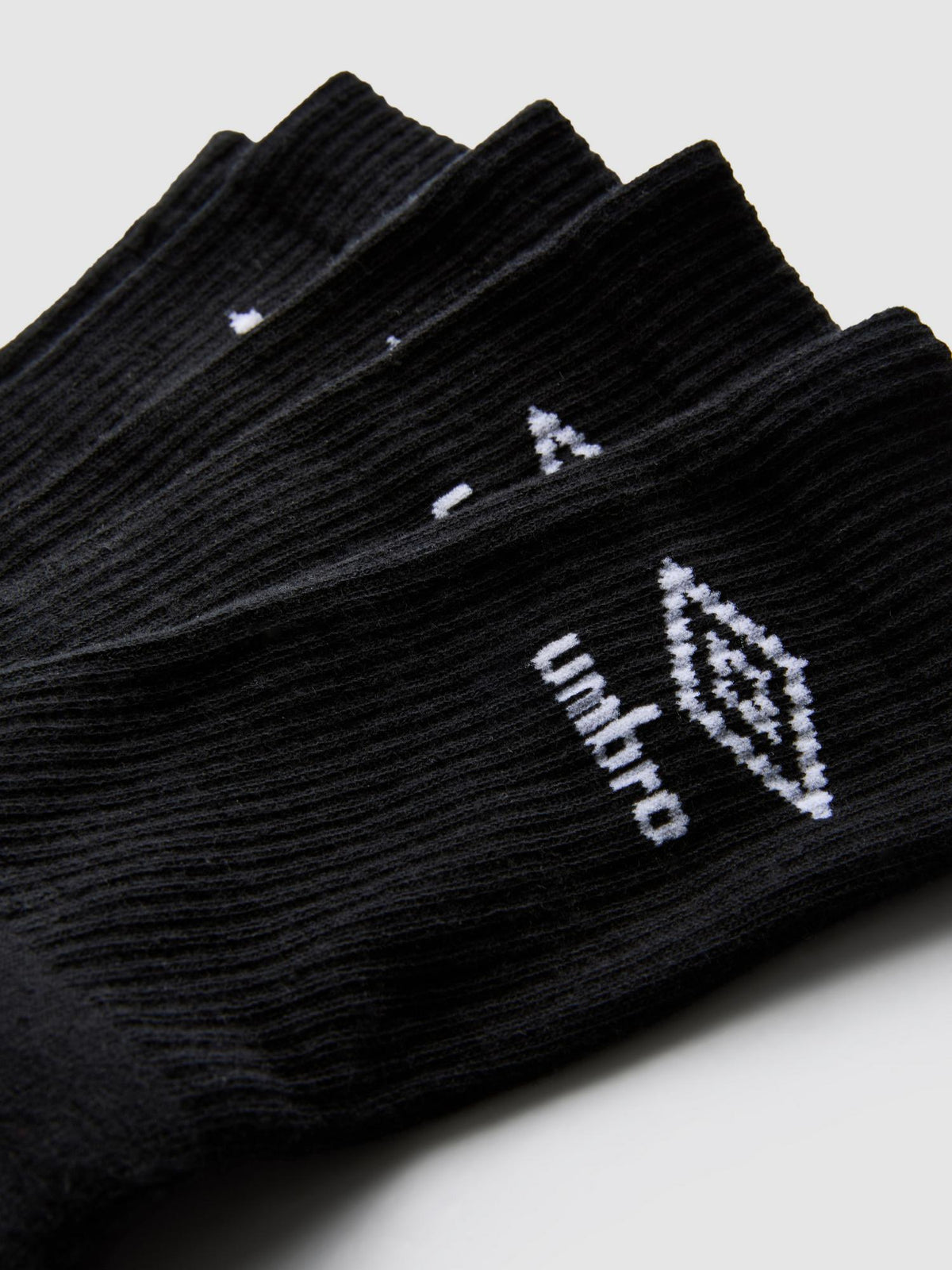 5pk Umbro Sports Socks - Black