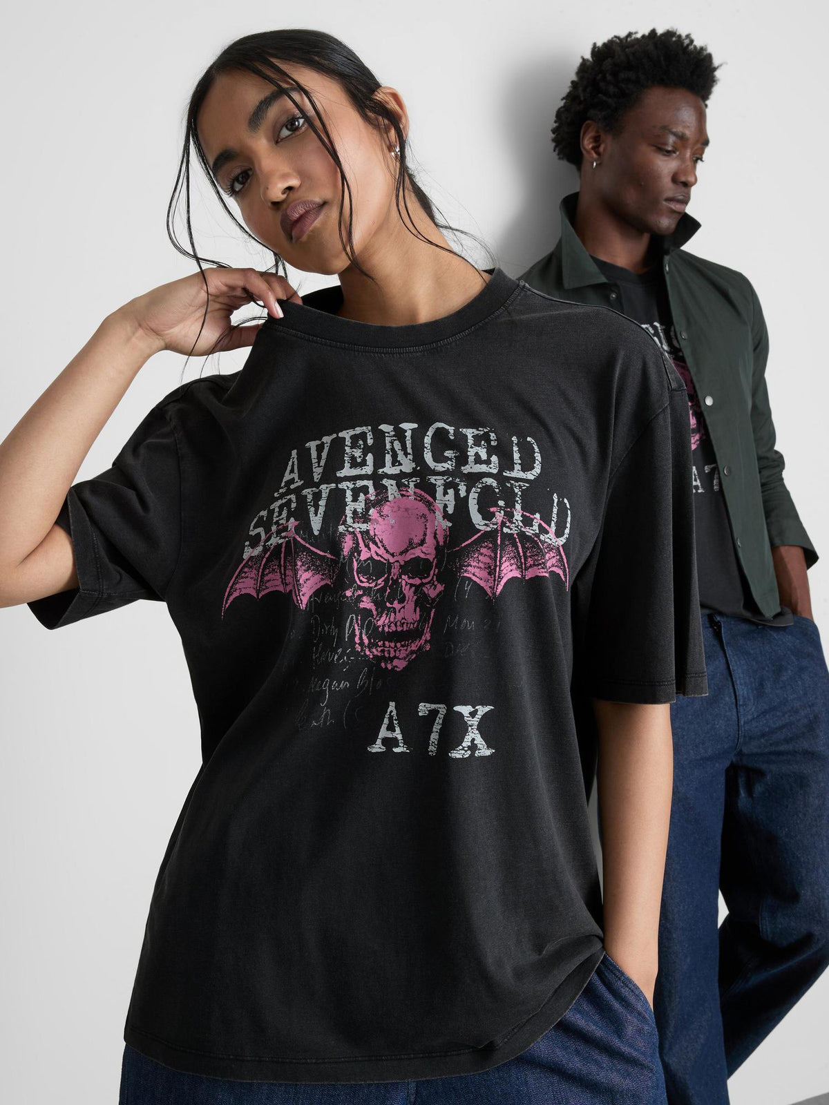 Avenged Sevenfold Short Sleeve Band T-Shirt - Black