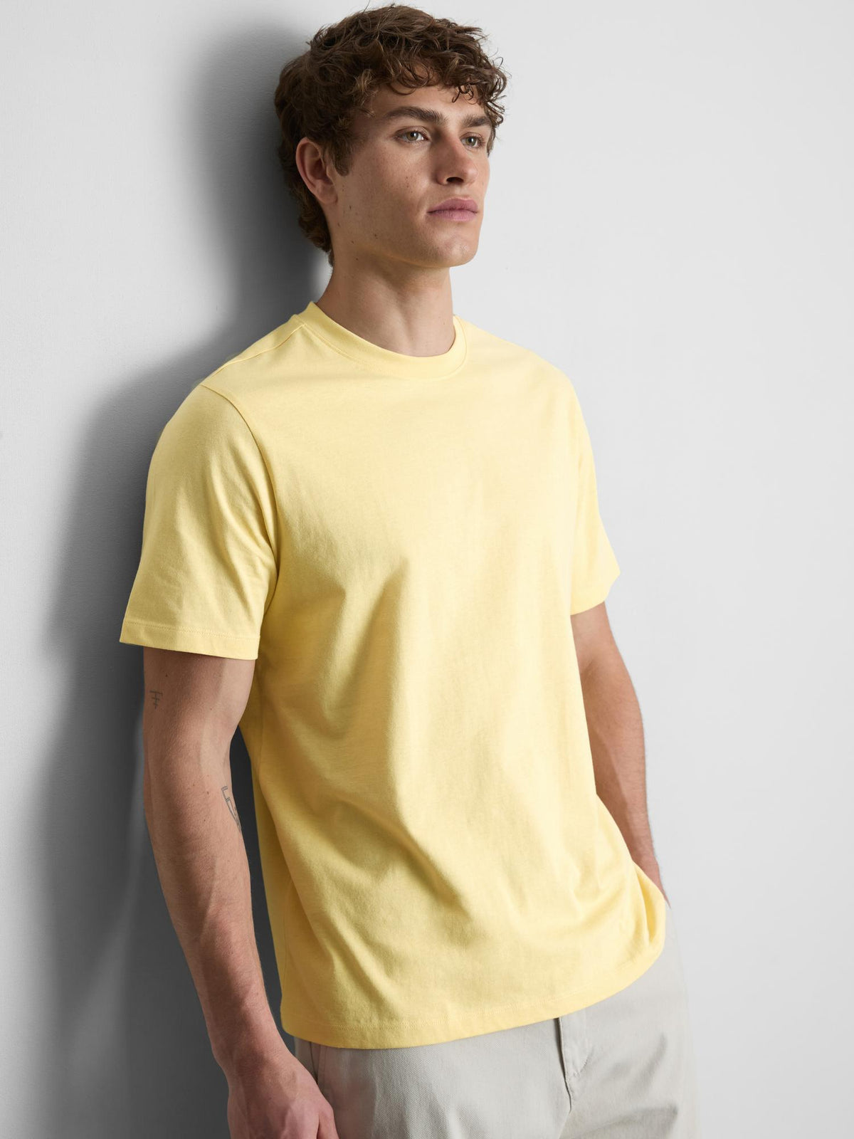 Regular Fit Short Sleeve T-Shirt - Yellow