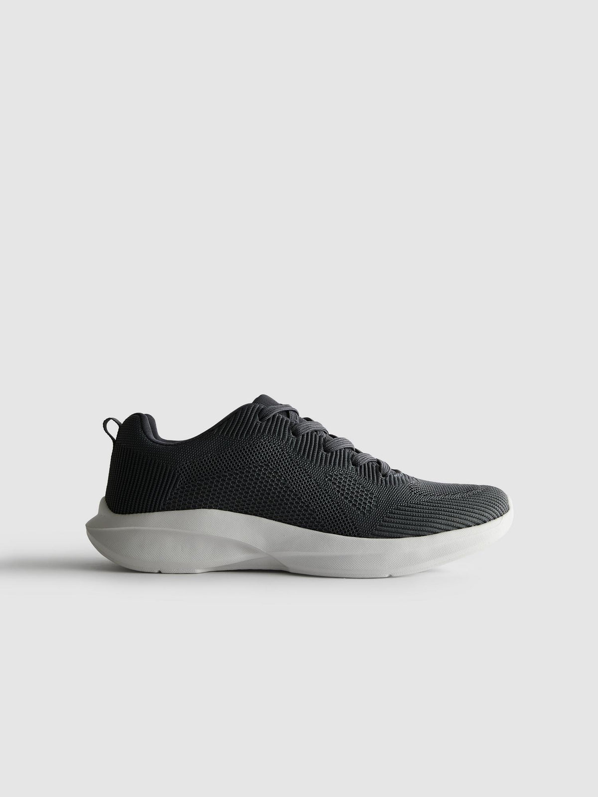 Low Top Sports Trainers - Charcoal