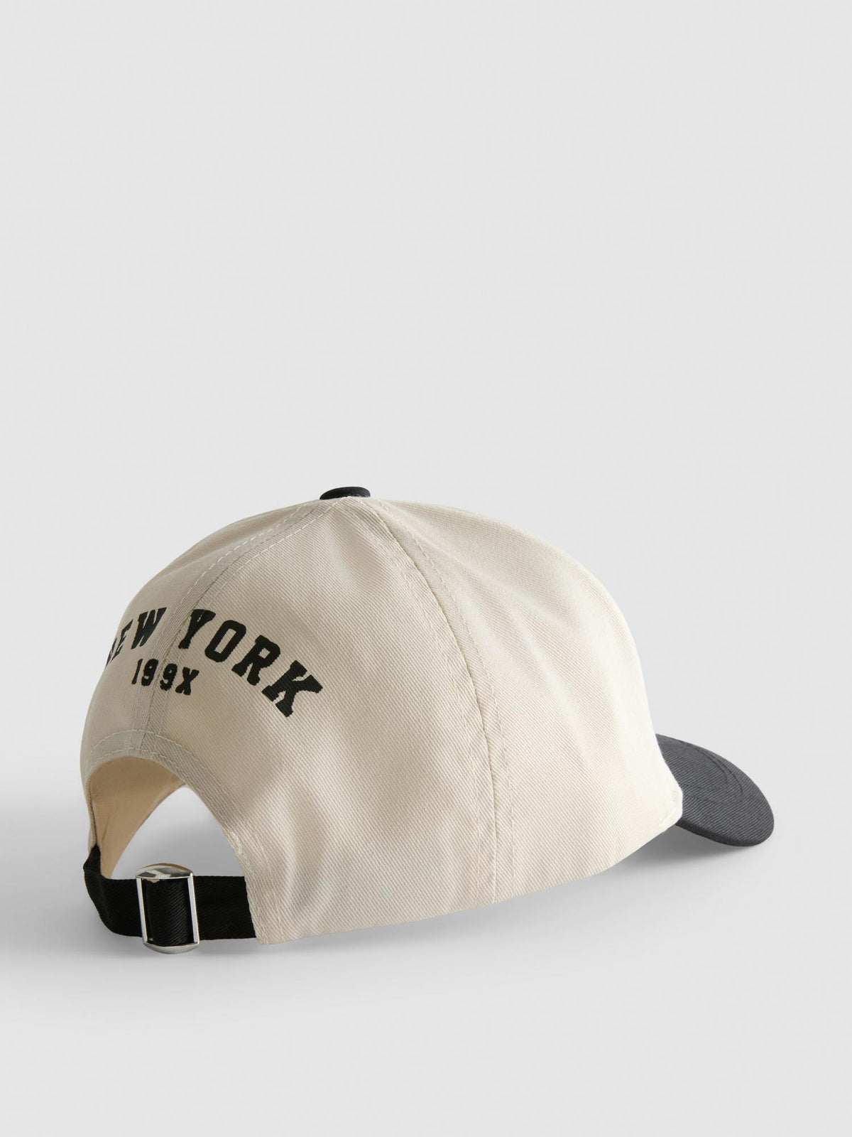 NY Embroidered Baseball Cap - Black