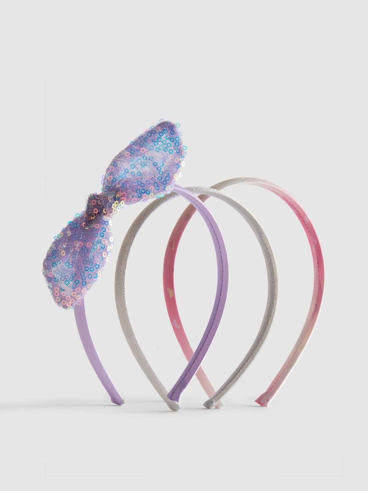 5pk Bow Alice Bands - Multi
