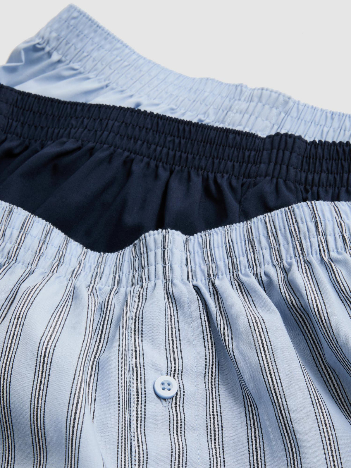 3pk Stripe Boxer shorts - Blue