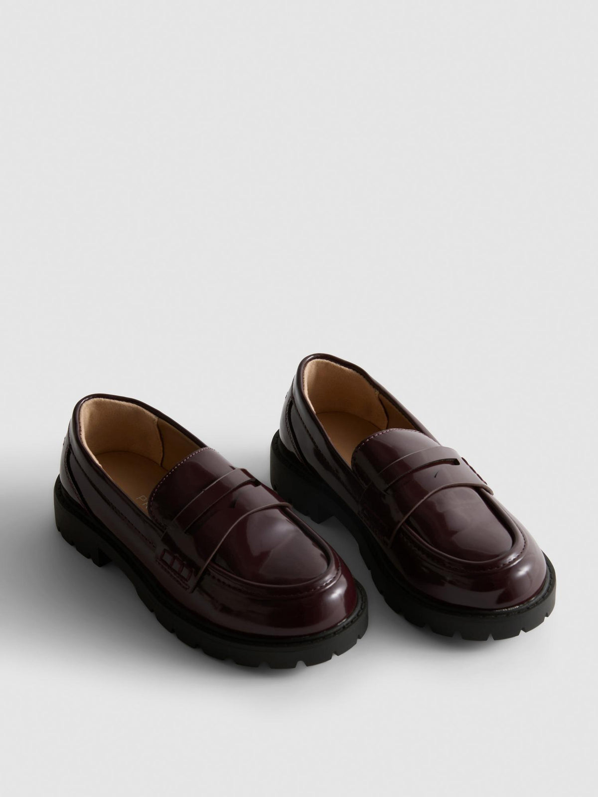 Chunky Loafers - Burgundy
