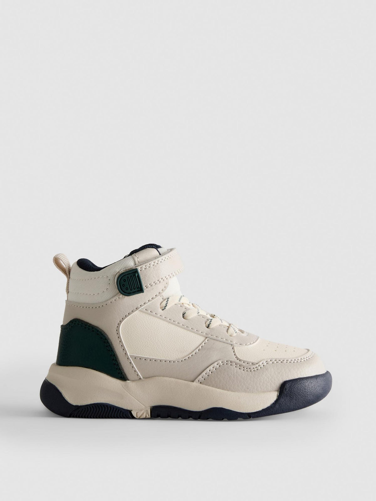 High-Top Trainers - Cream