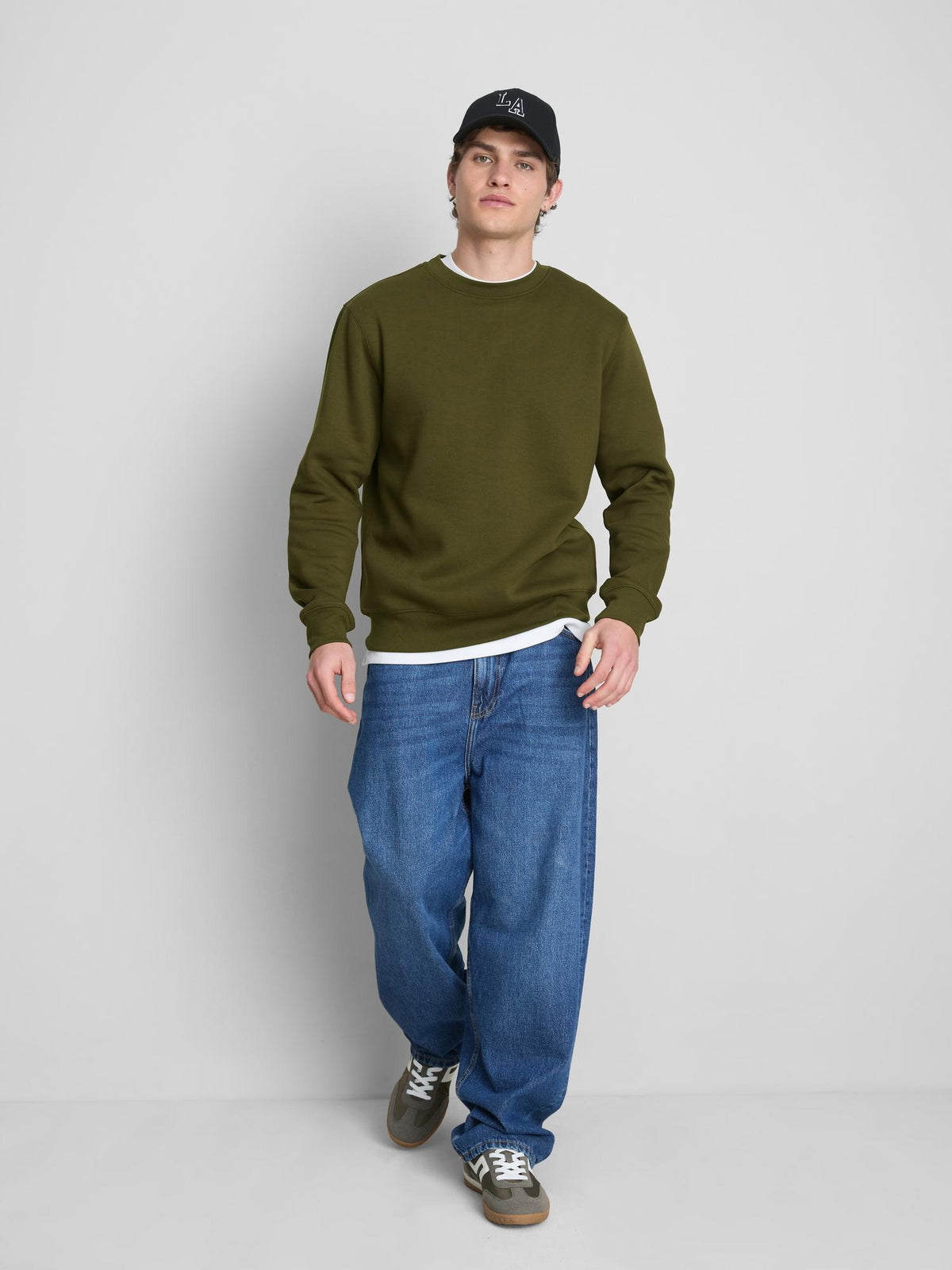 Regular Fit Sweatshirt - Khaki