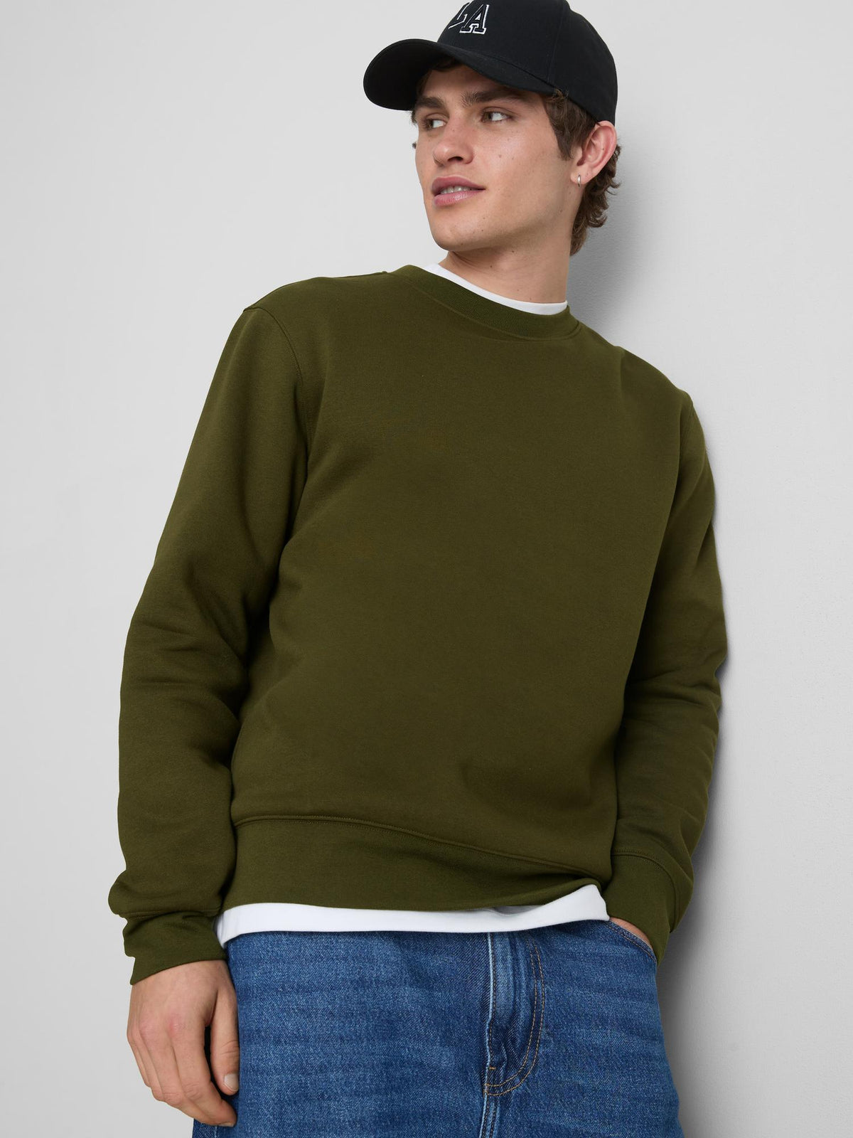 Regular Fit Sweatshirt - Khaki