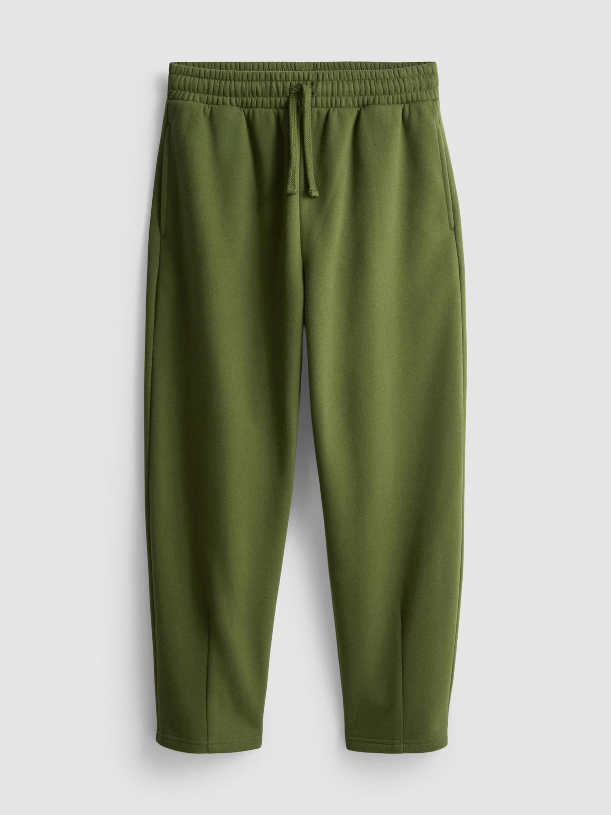 7-15yrs | Cotton Rich Barrel Leg Joggers - Green