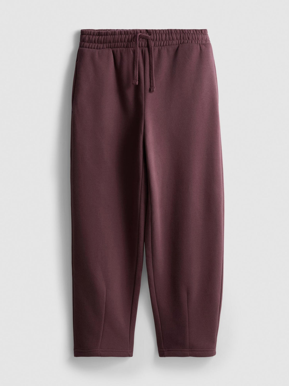 7-15yrs | Cotton Rich Barrel Leg Joggers - Plum