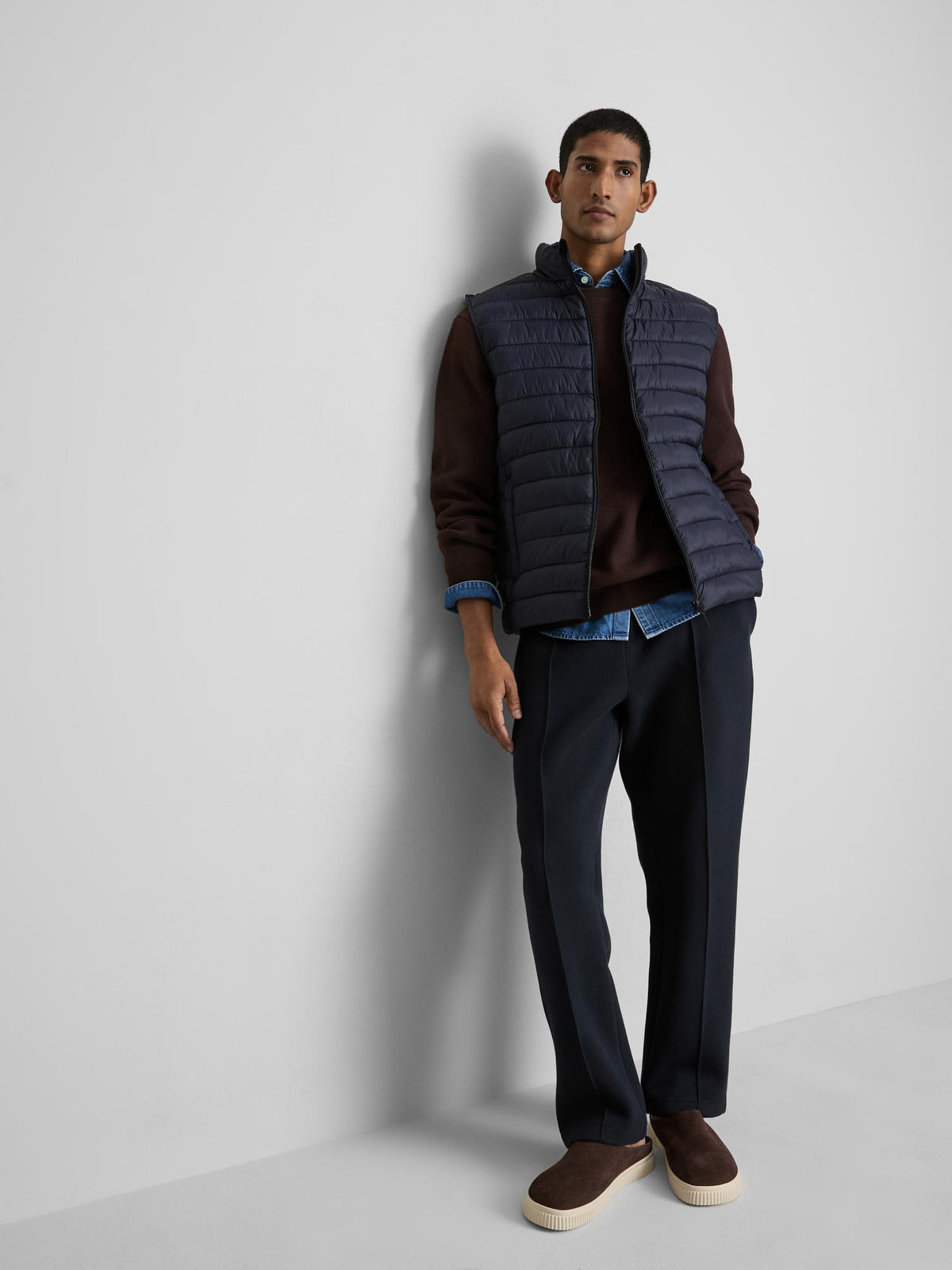 Padded Gilet - Navy