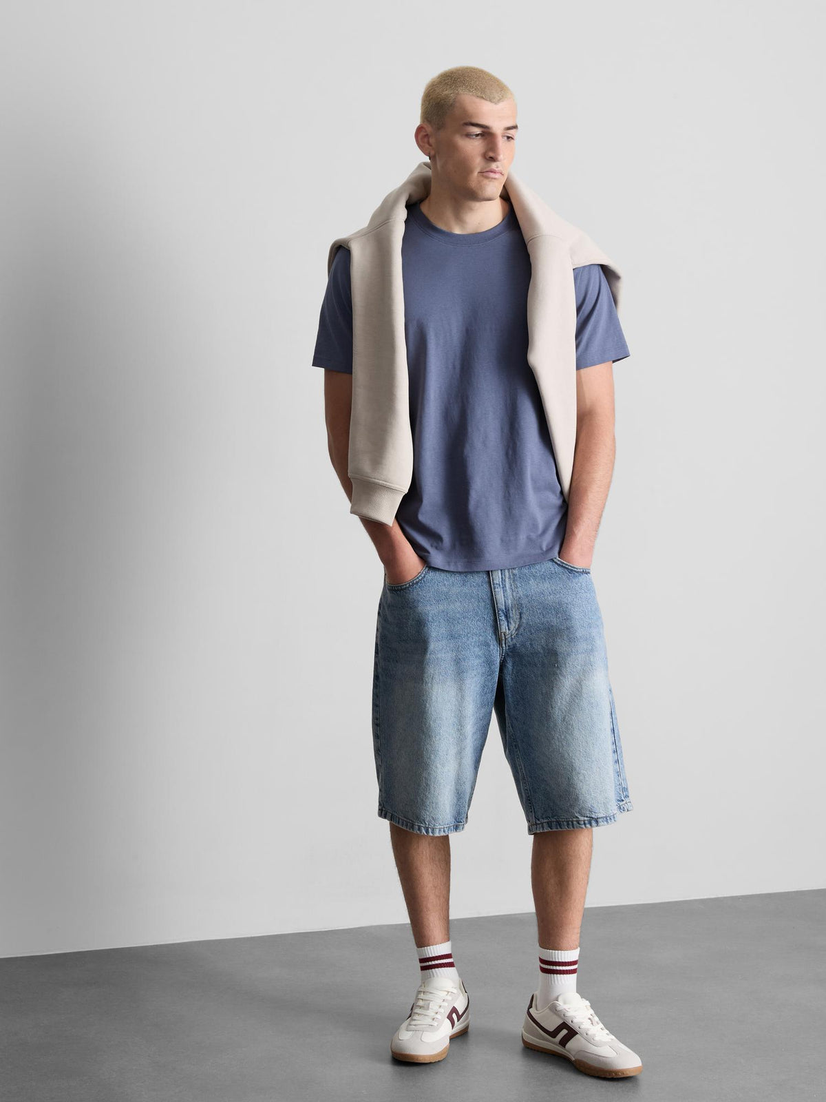 Pure Cotton Regular Fit T-Shirt - Blue