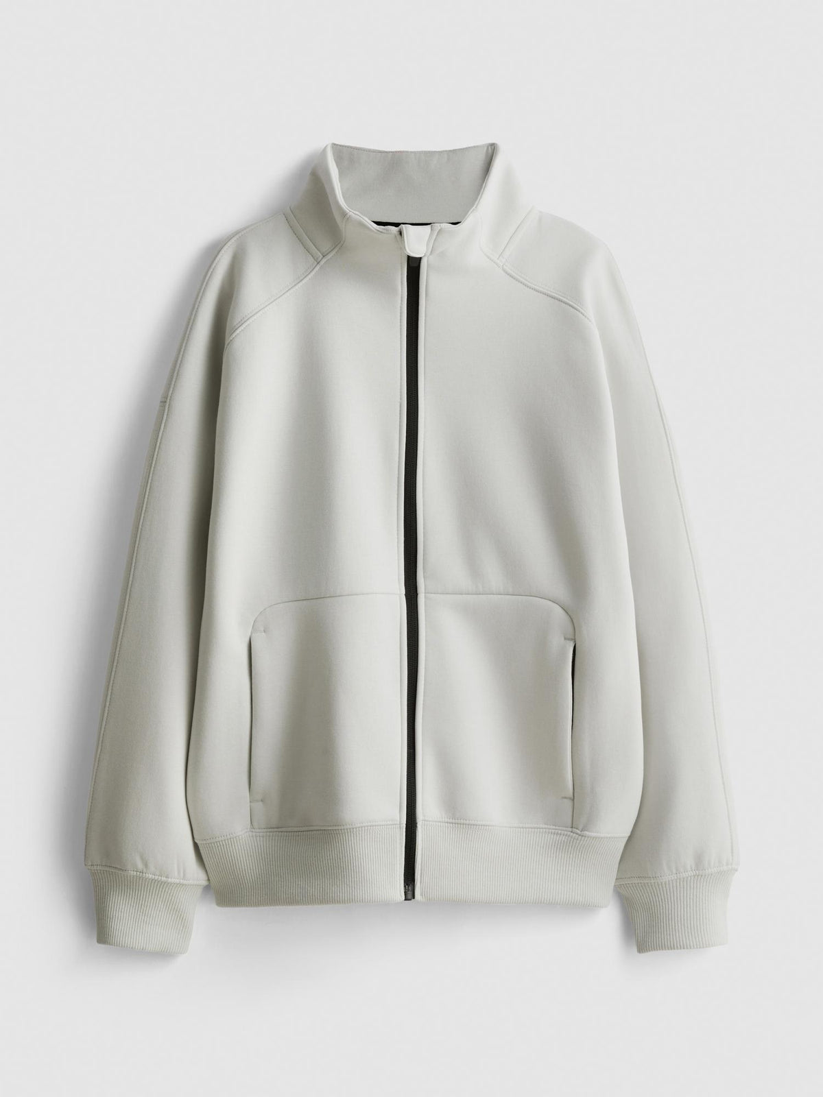 7-15yrs | Active Bonded Funnel Neck Sweatshirt - Light Grey