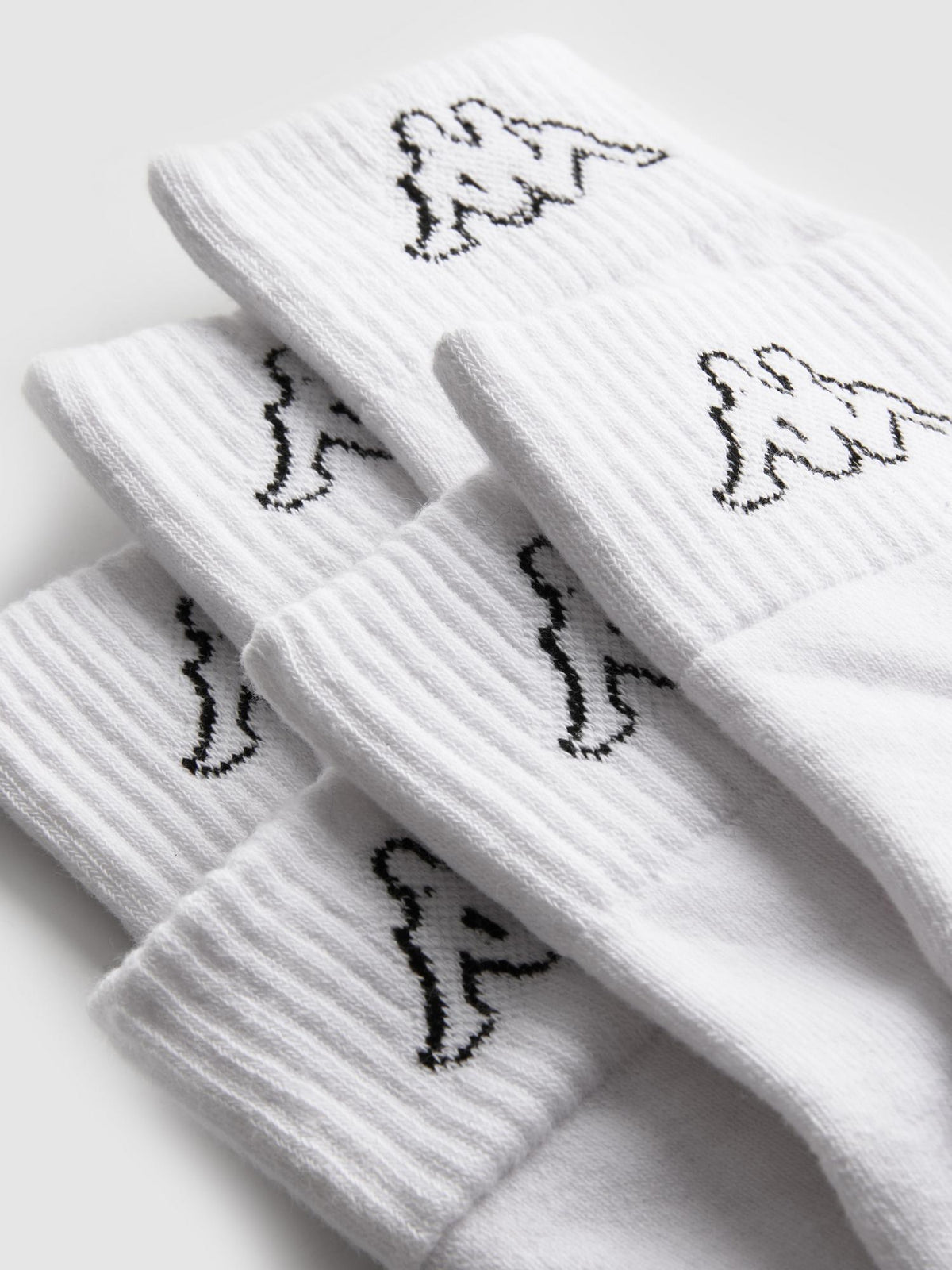 3pk Kappa Sports Socks - White