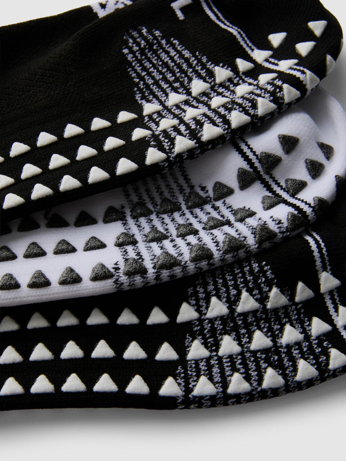 3pk Grippy Gym Socks - Black
