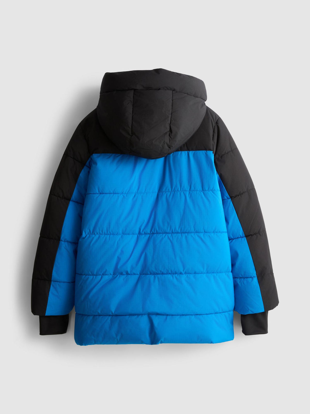 7-15yrs | Colour Block Puffer Jacket - Blue