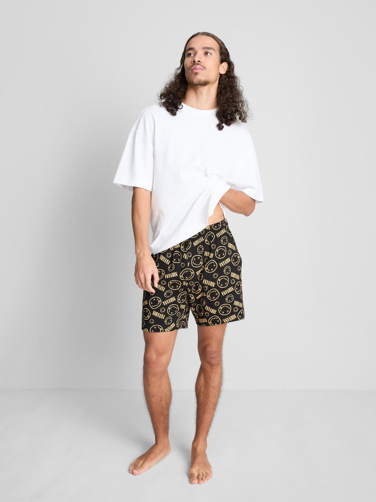 Nirvana Pure Cotton Pyjama Shorts - Black