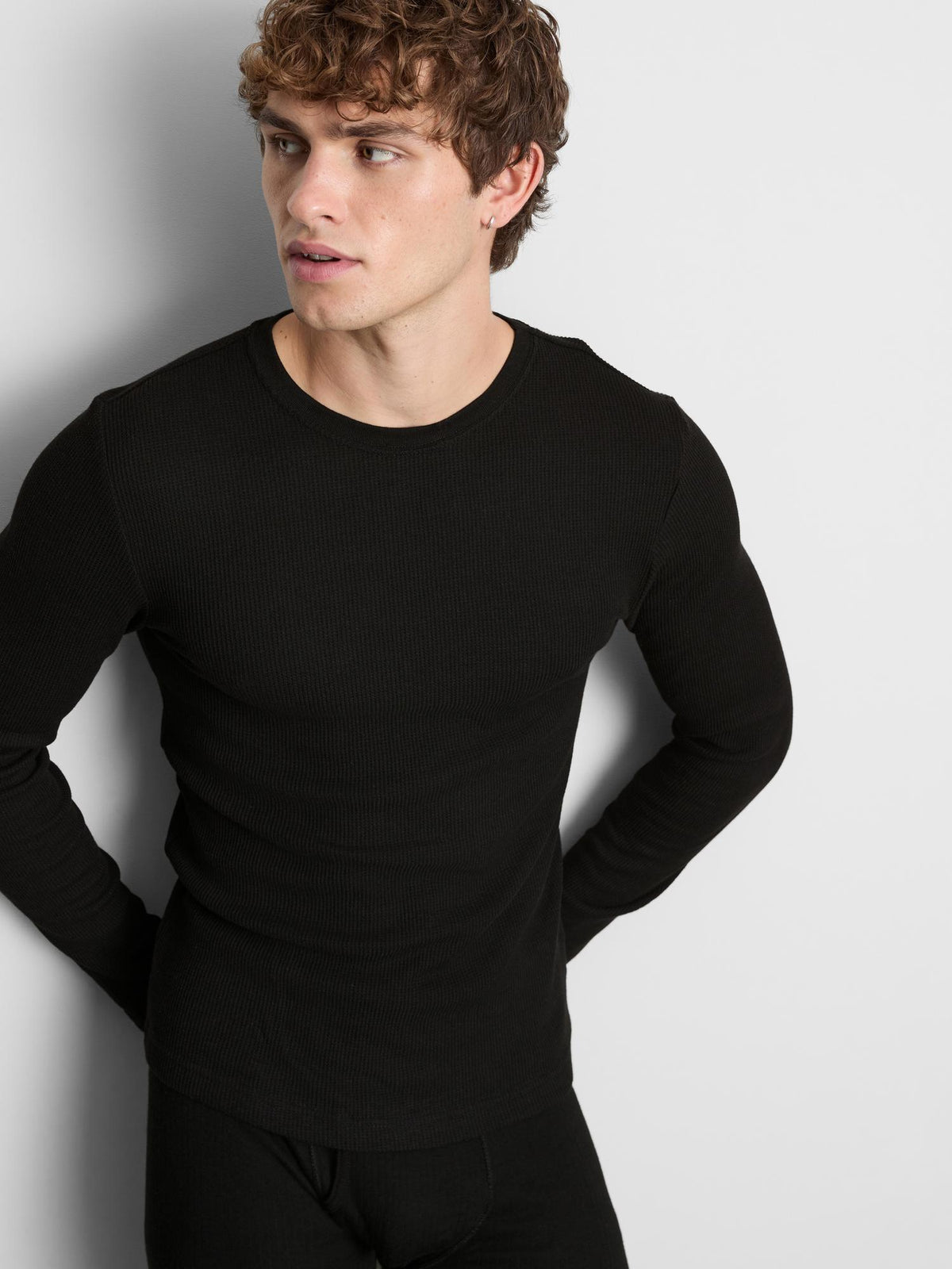 Heat IQ Thermal Waffle Top - Black