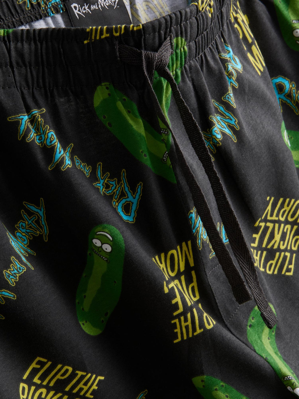 Rick and Morty Pickle Rick Pure Cotton Boxers - Charcoal