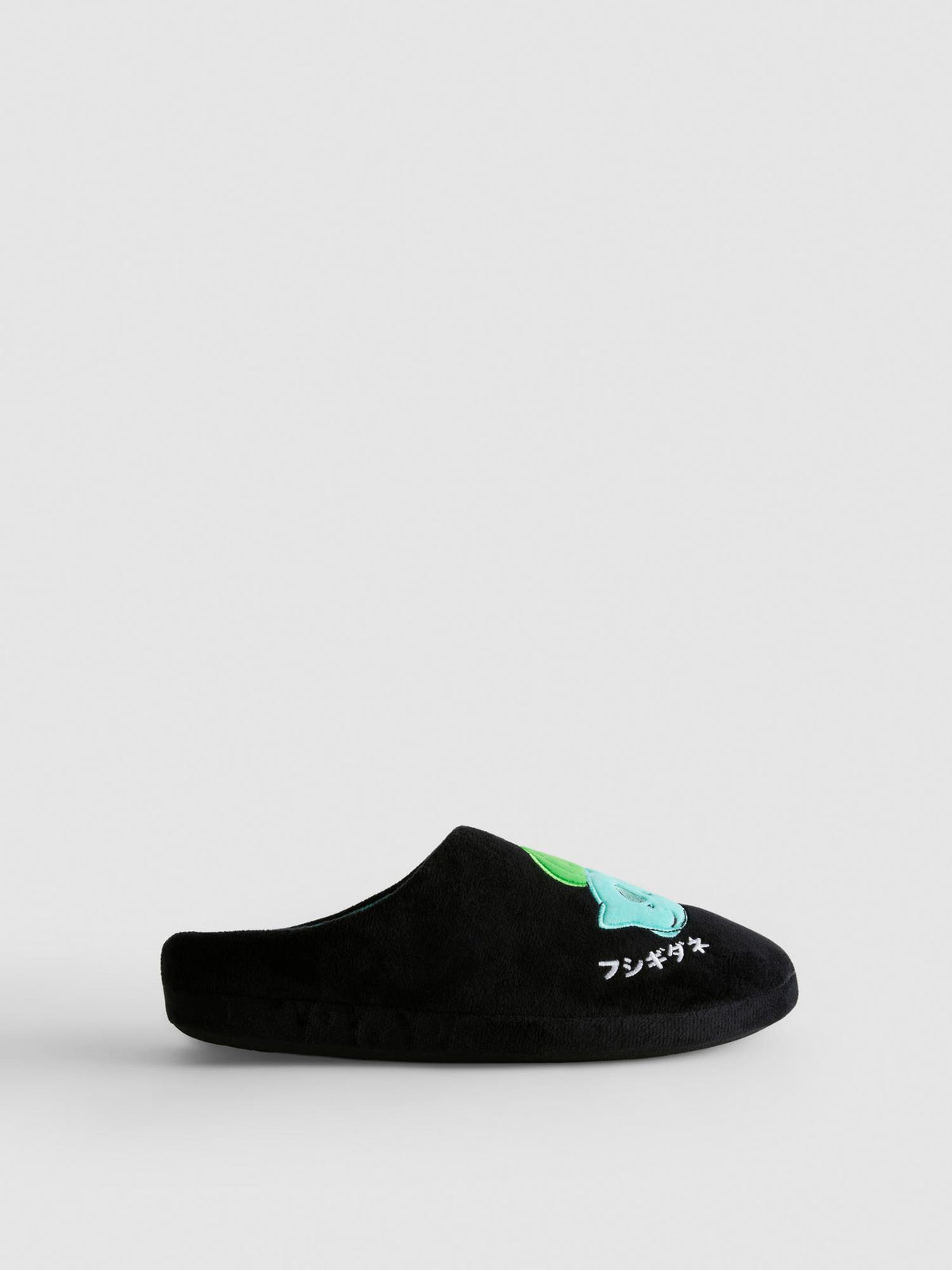 Pokémon Bulbasaur Mule Slippers - Black