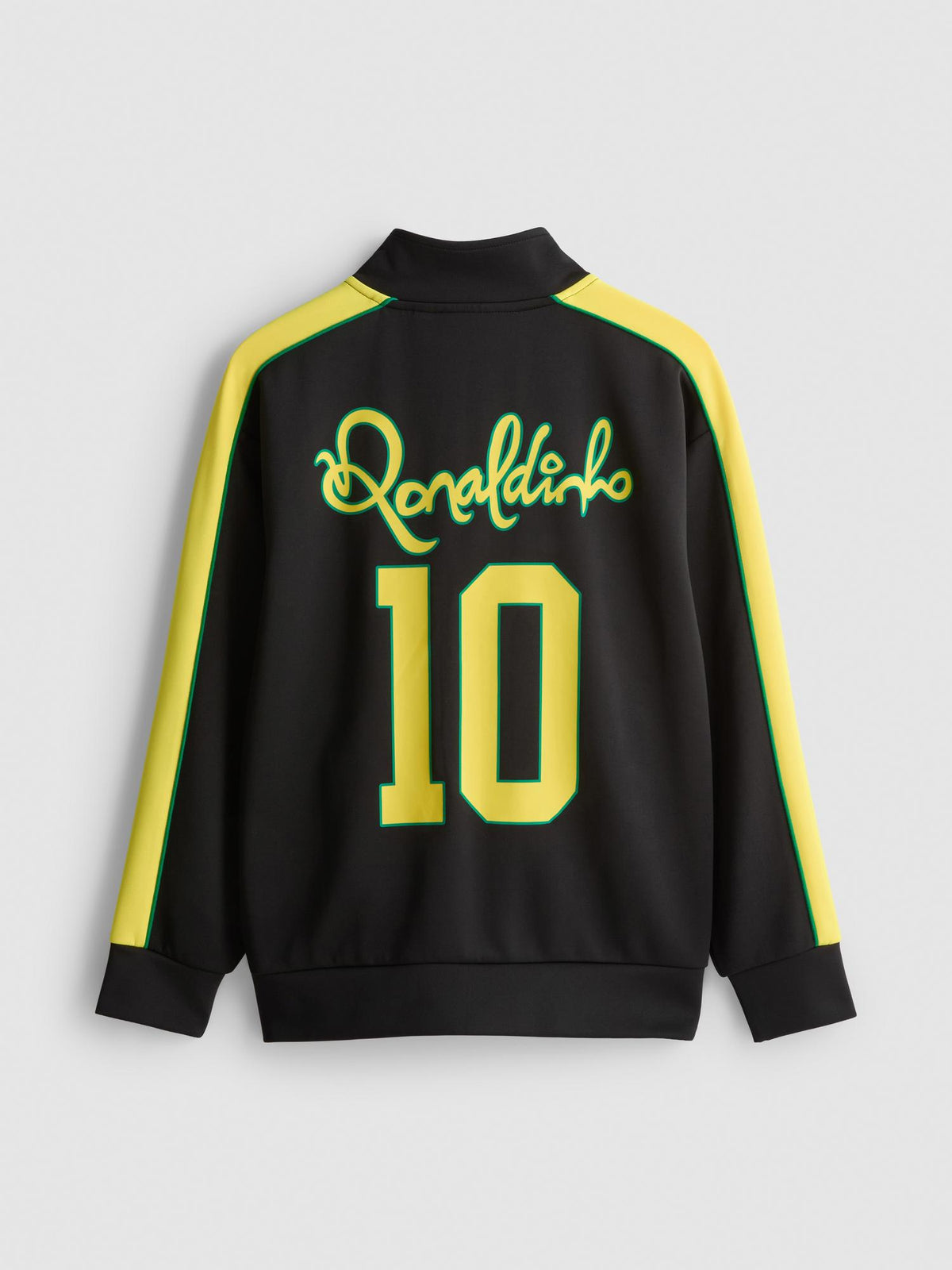 7-15yrs | Ronaldinho Zip-Up Sweatshirt - Black