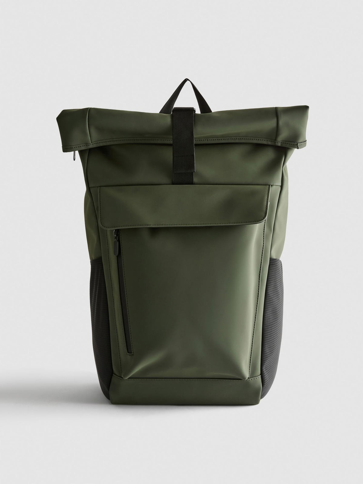 Roll-Top Backpack - Khaki