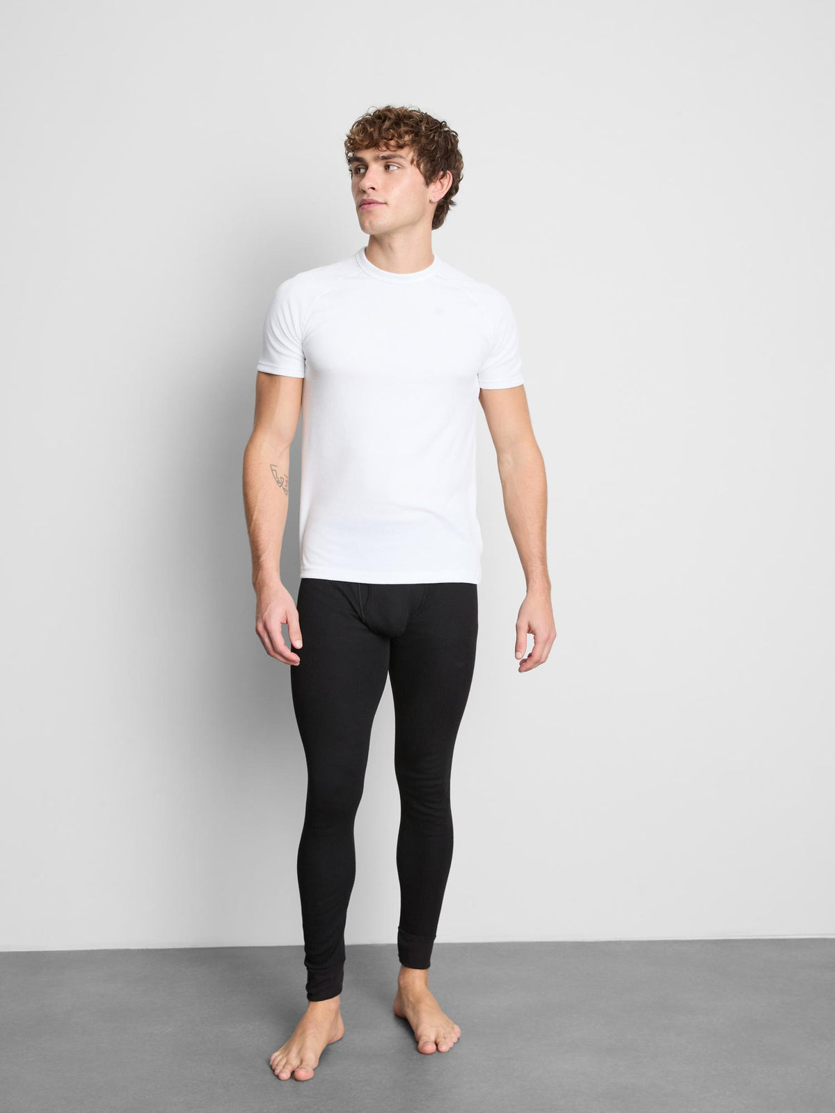 Heat IQ Extra Warm Thermal Ribbed Short Sleeve Top - White