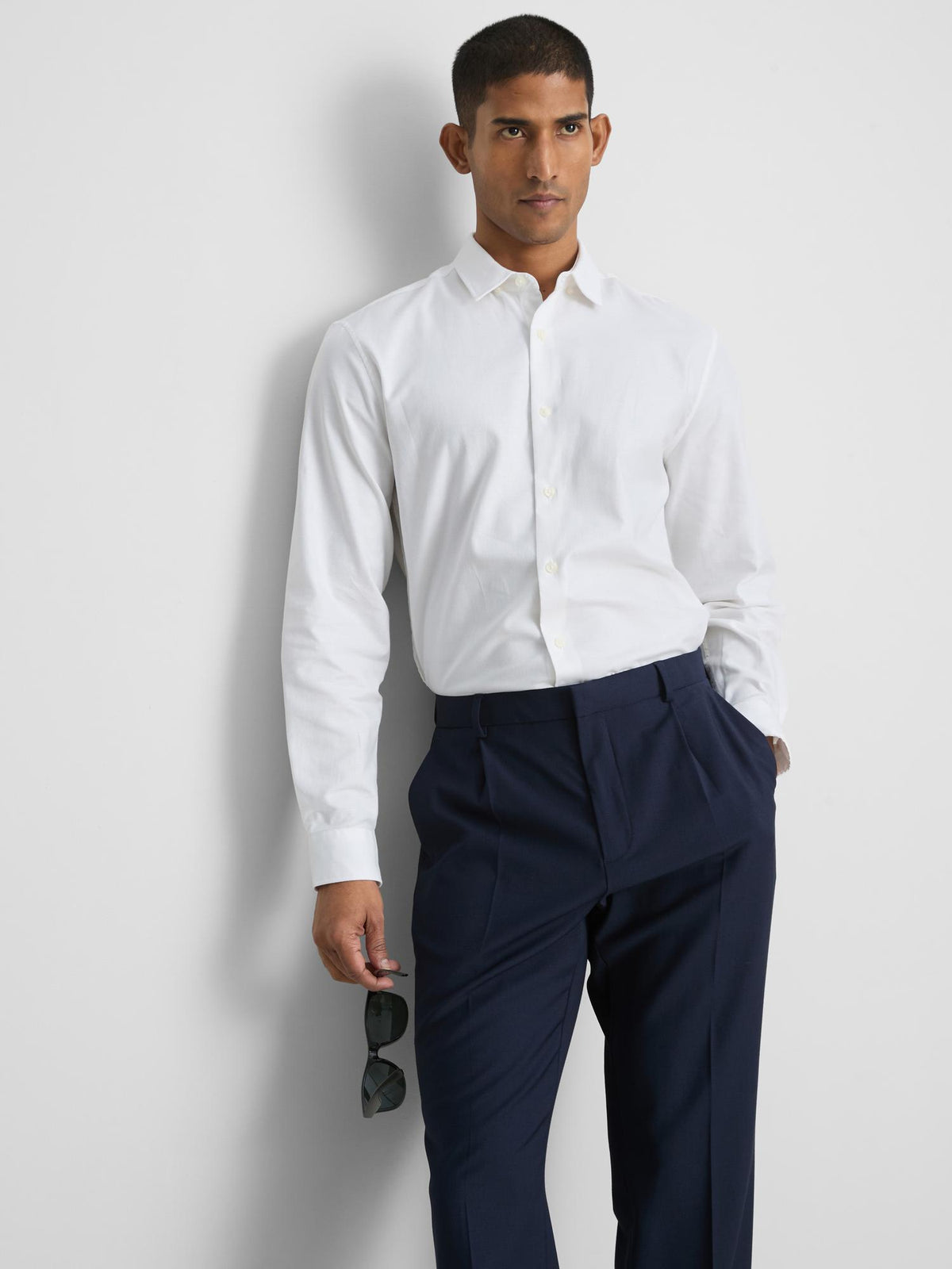 Regular Fit Oxford Shirt - White
