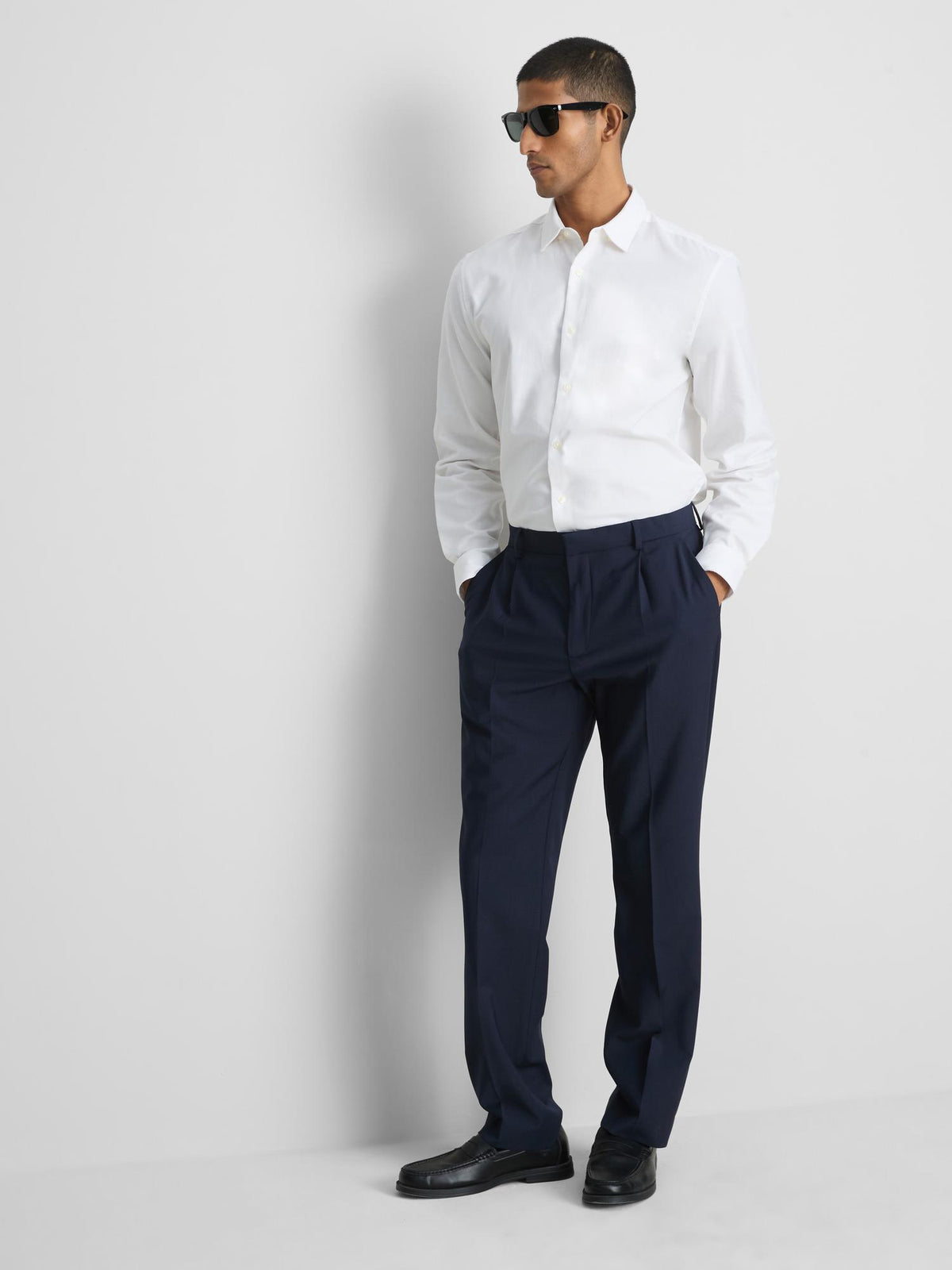 Regular Fit Oxford Shirt - White