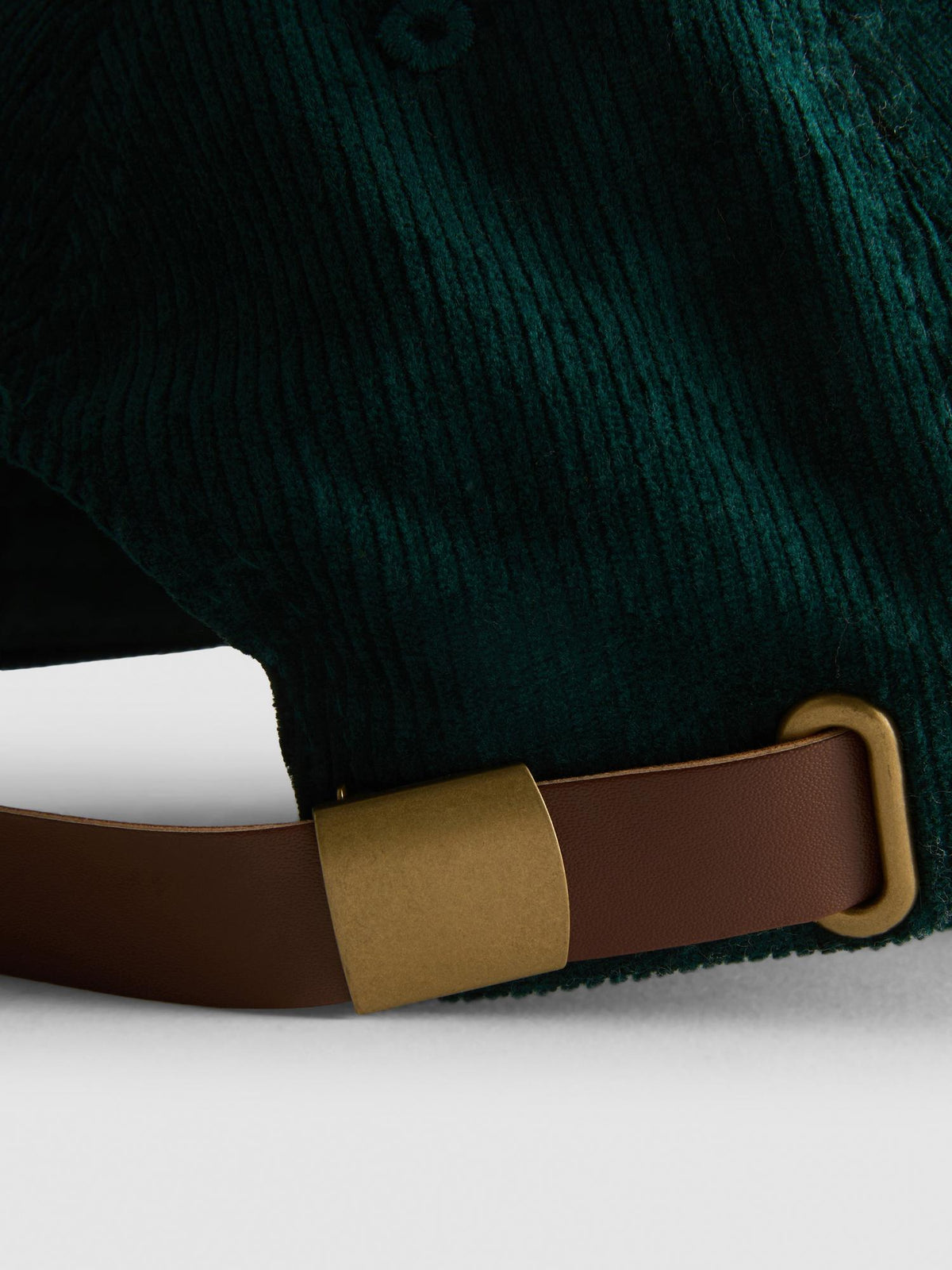 San Francisco Corduroy Baseball Cap - Dark Green