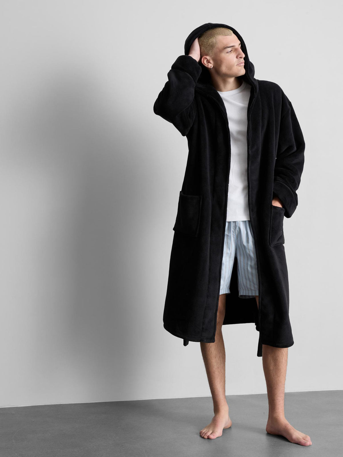 Plush Robe - Black