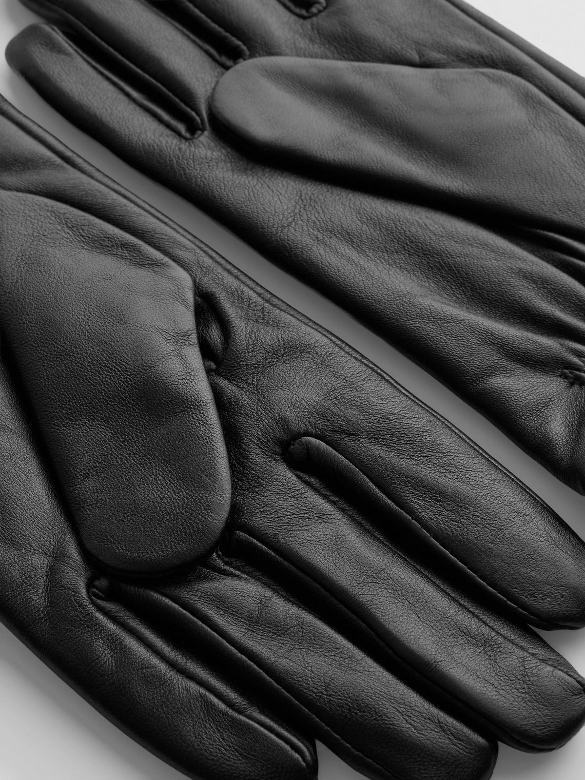Classic Leather Gloves - Black