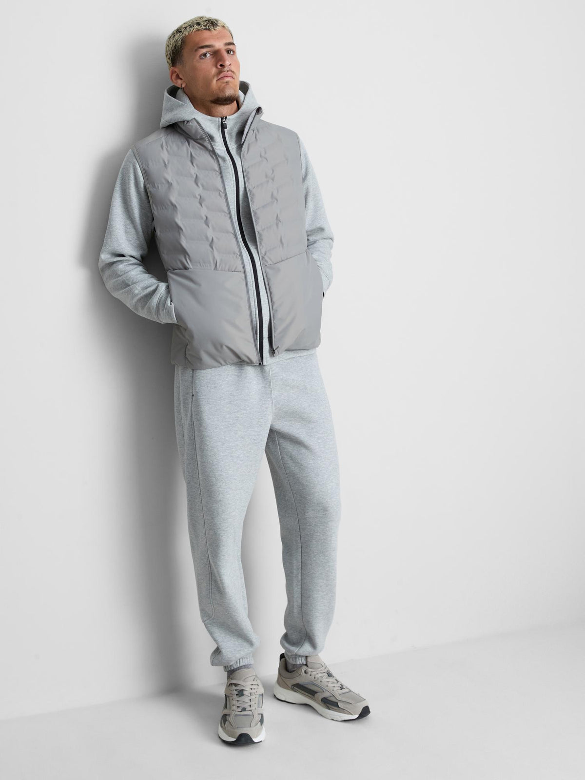 Primark Form |  Padded Performance Gilet - Light Grey