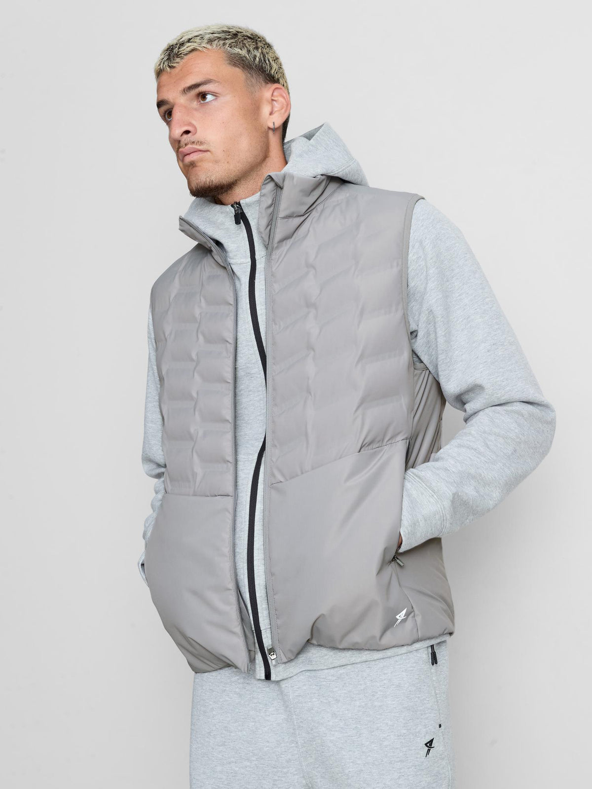 Primark Form |  Padded Performance Gilet - Light Grey