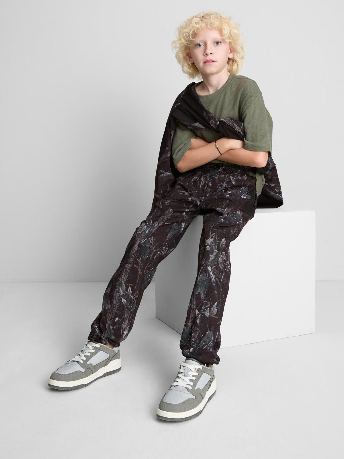 7-15yrs | Primark Form Printed Track Joggers - Brown