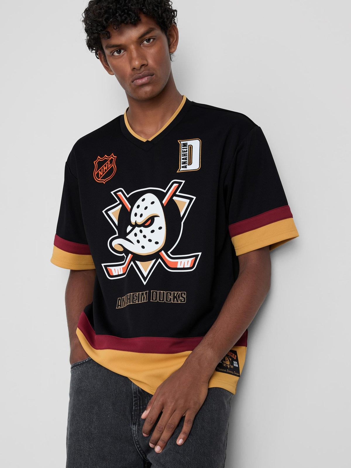 NHL Anaheim Ducks Graphic Jersey - Black