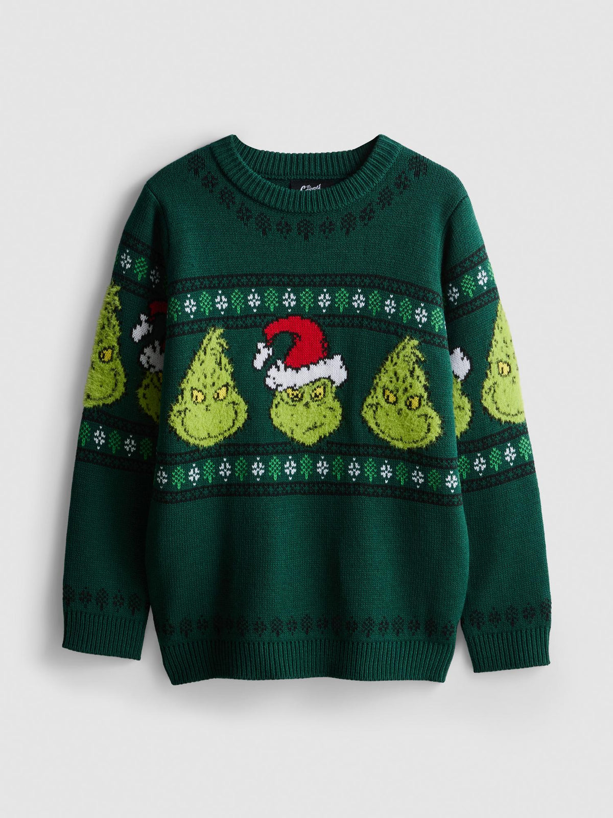 7-15yrs | The Grinch Christmas Jumper - Green