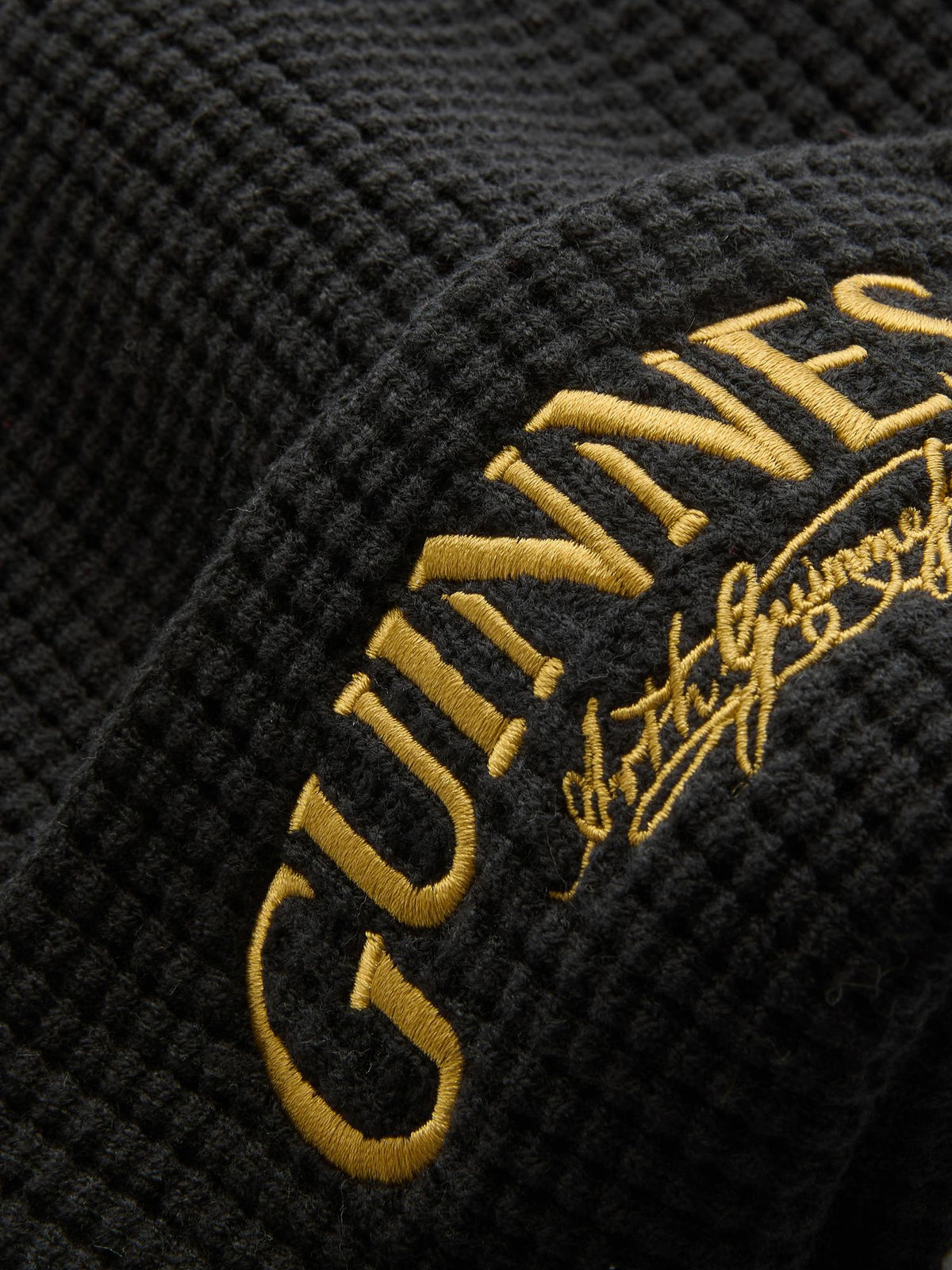 Guinness Embroidered Beanie Hat - Black