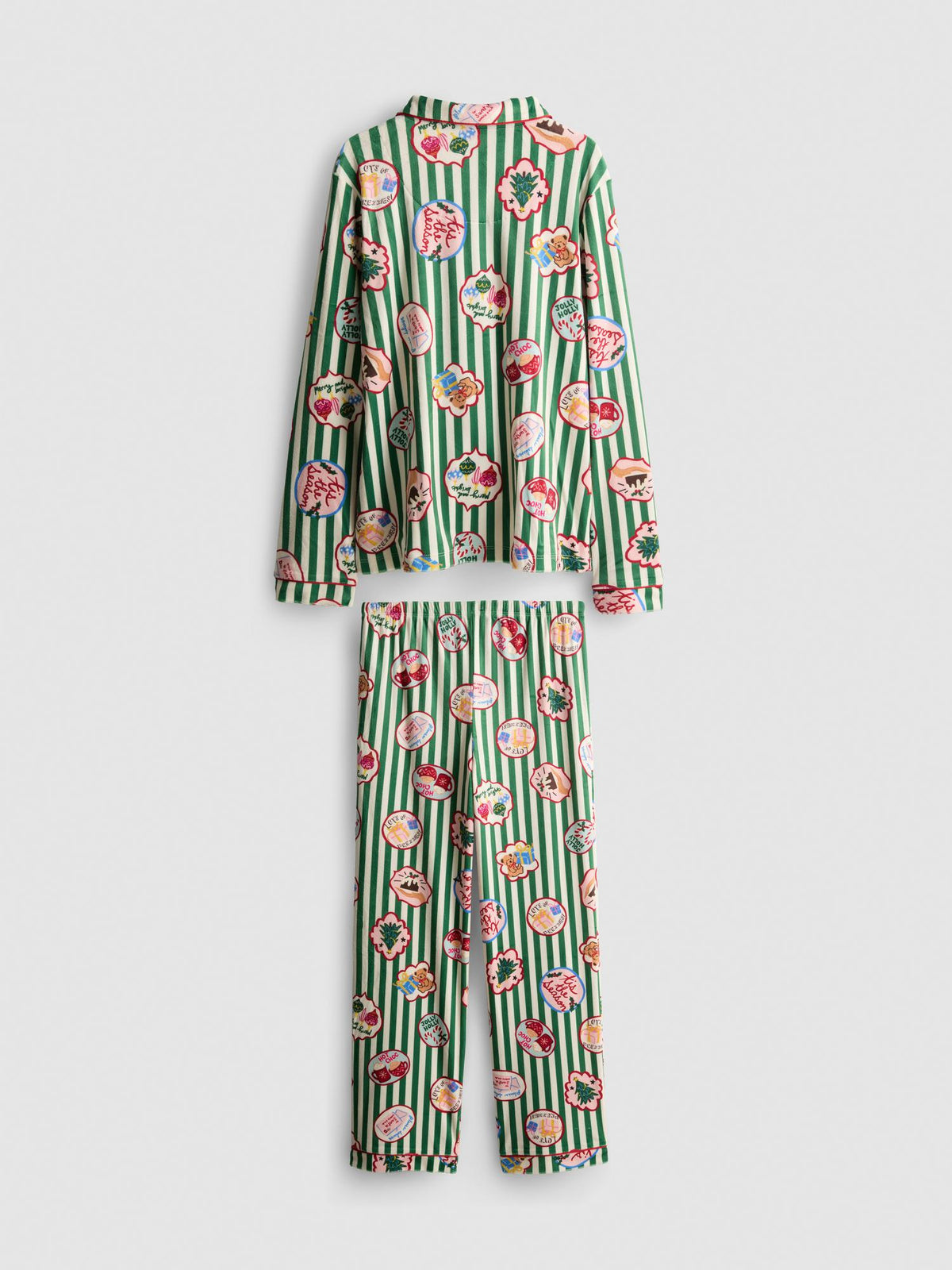 7-15yrs | Kids' Christmas Twinning Cosy Shirt Pyjamas - Multi